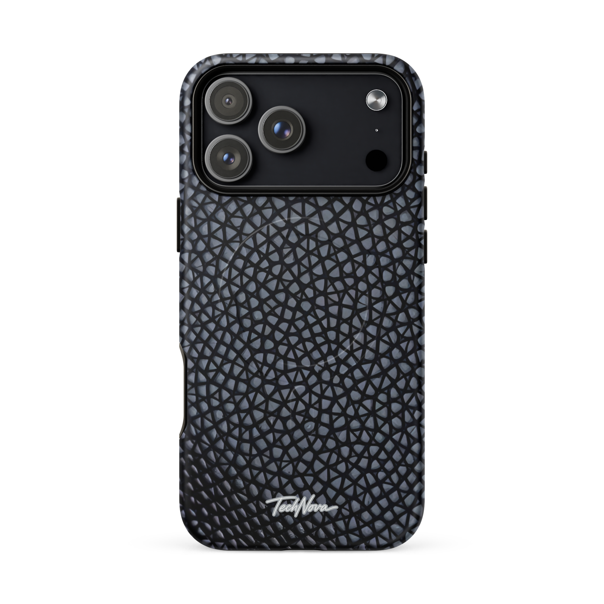 Coque iPhone MagSafe TechNova Couture Signature - Design premium haute couture avec protection renforcée et compatibilité MagSafe