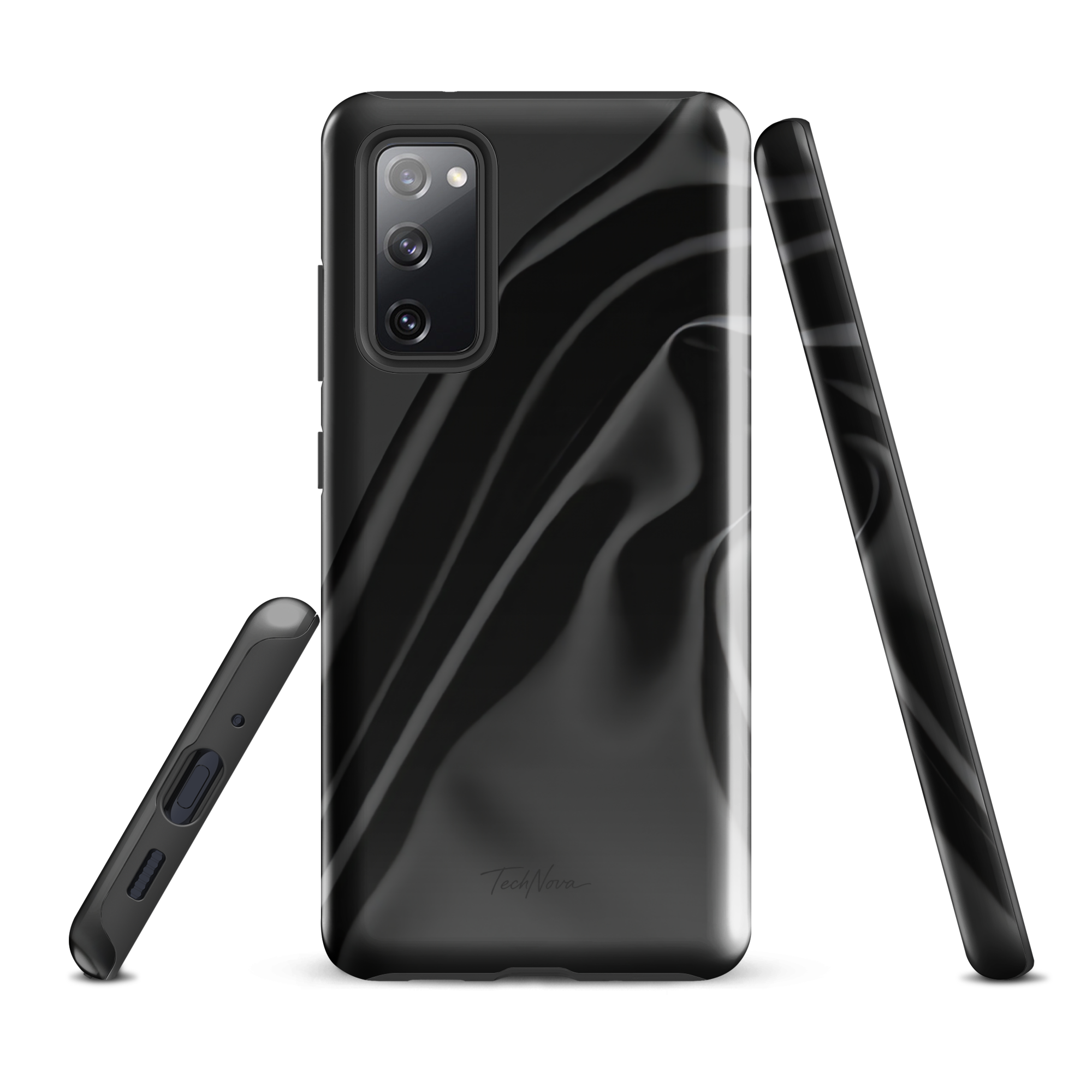 Coque Samsung TechNova Couture Signature - Protection premium haute couture double couche avec charge par induction