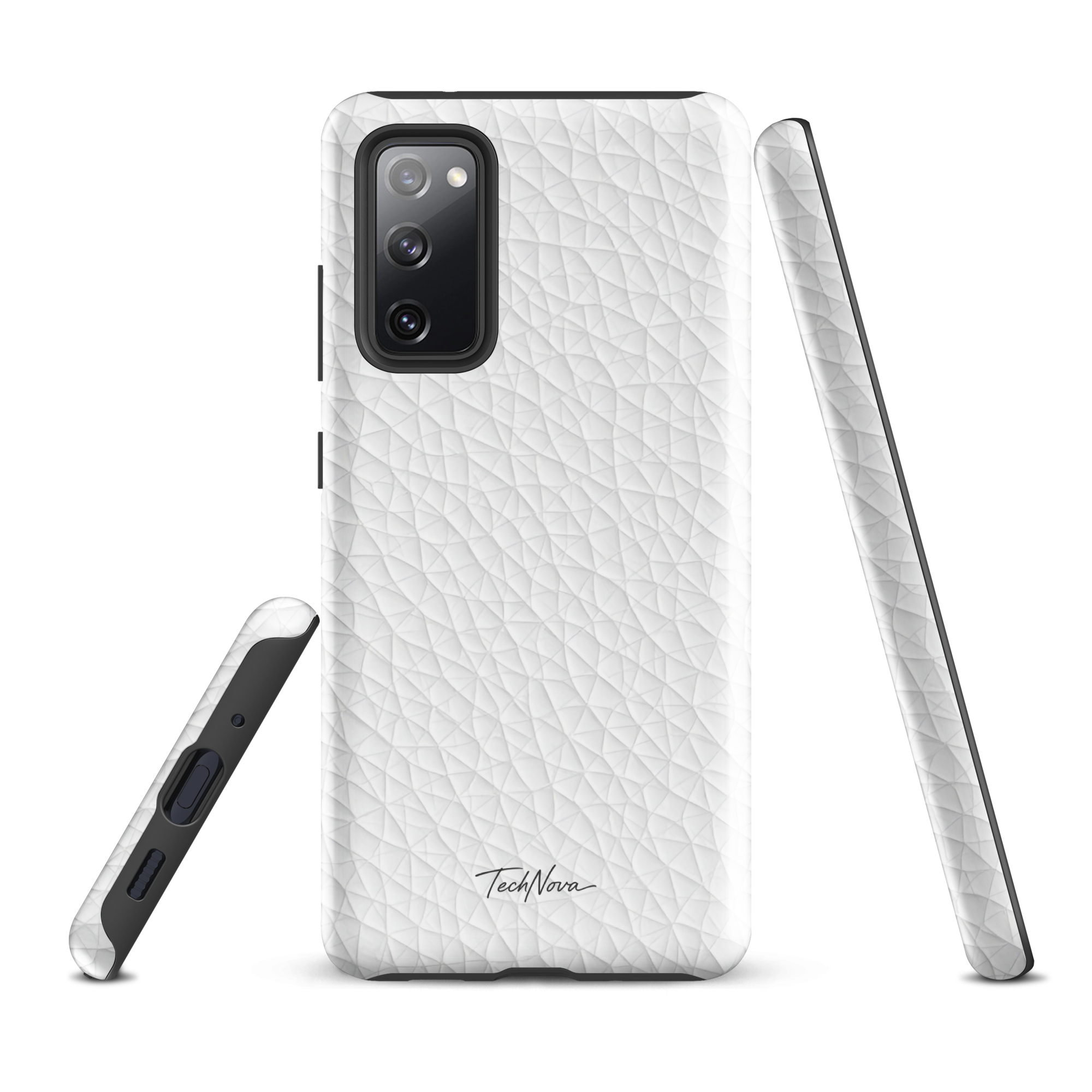 Coque Samsung TechNova Couture Signature - Protection premium haute couture double couche avec charge par induction
