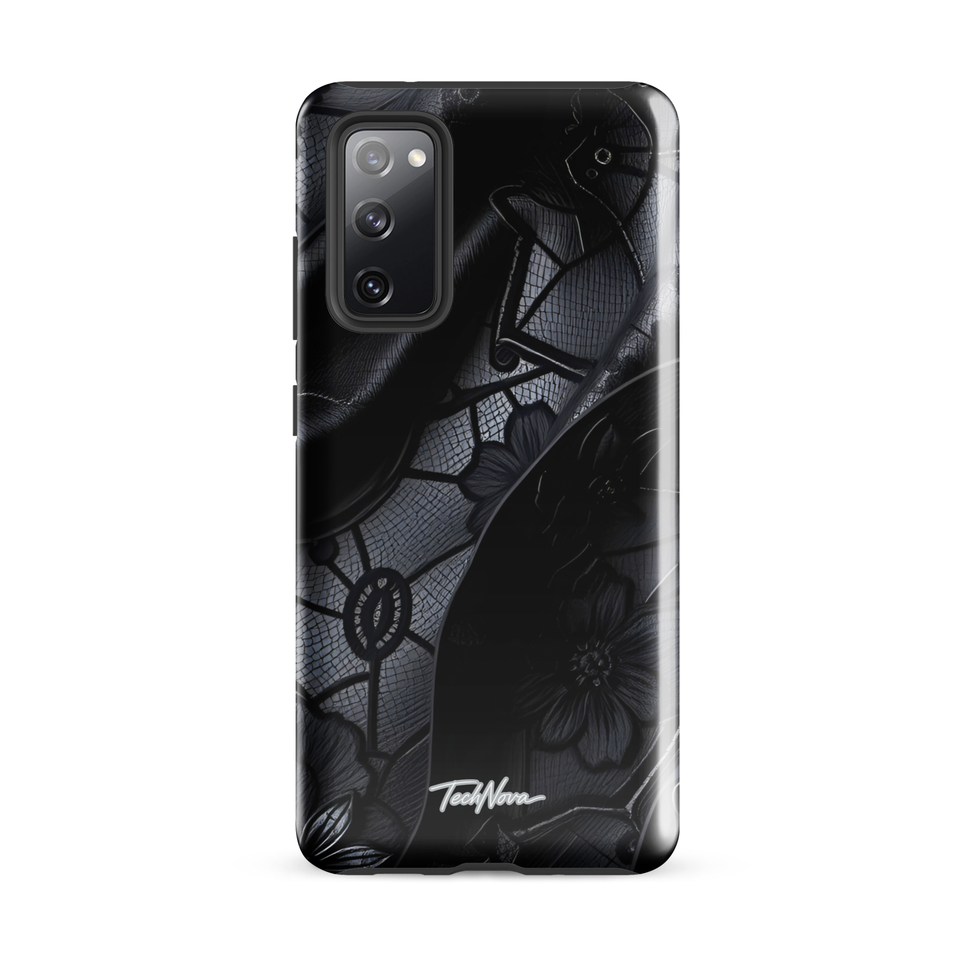 Coque Samsung TechNova Couture Signature - Protection premium haute couture double couche avec charge par induction