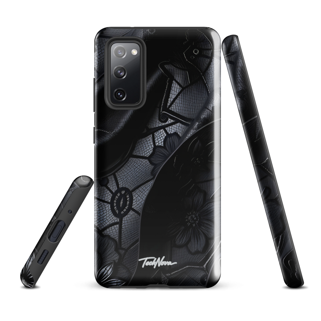 Coque Samsung TechNova Couture Signature - Protection premium haute couture double couche avec charge par induction
