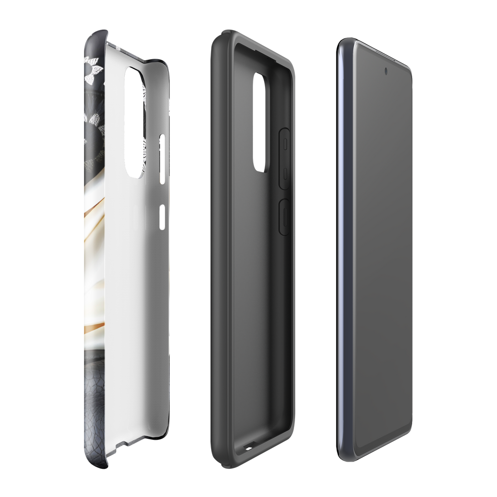 Coque Samsung TechNova Couture Signature - Protection premium haute couture double couche avec charge par induction