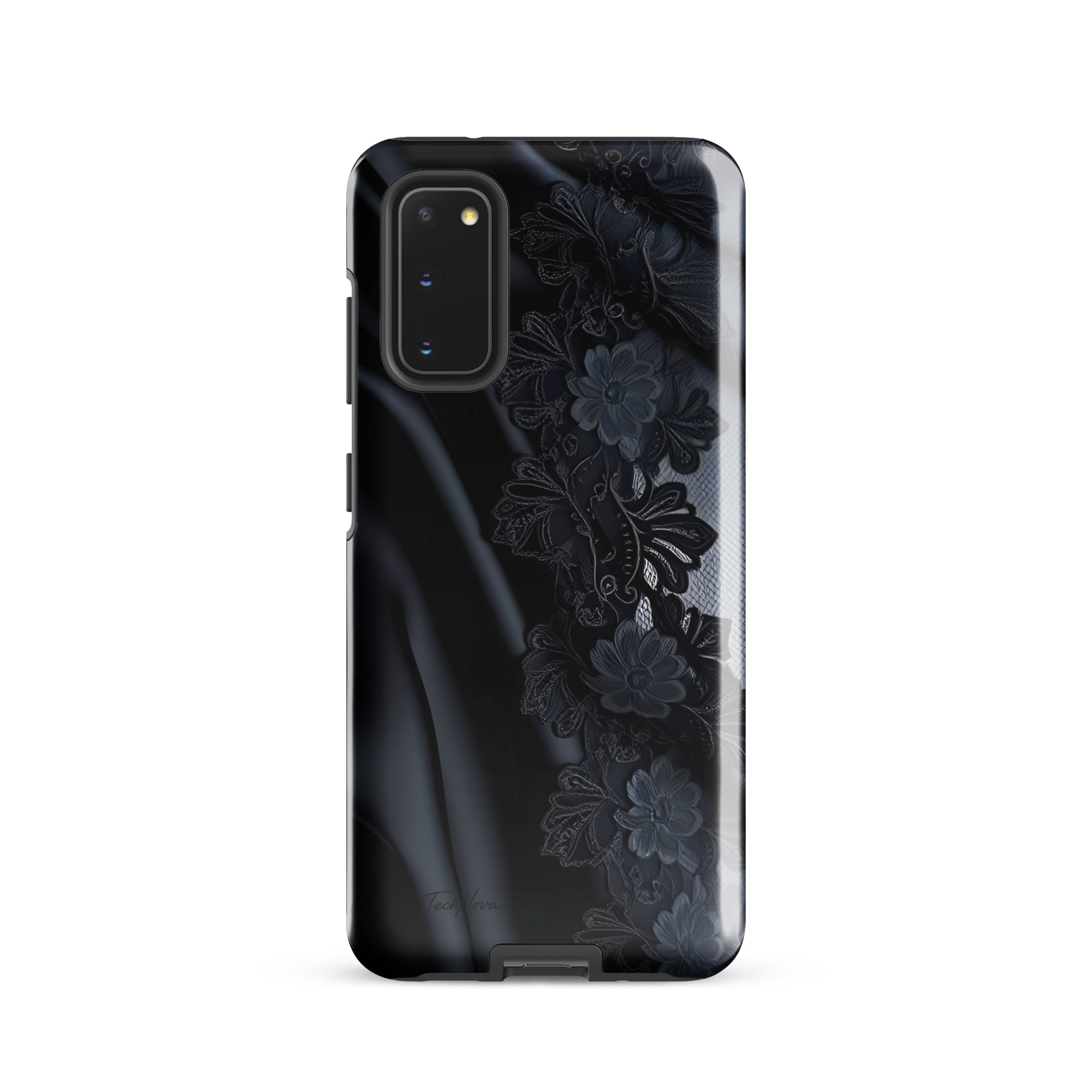 Coque Samsung TechNova Couture Signature - Protection premium haute couture double couche avec charge par induction