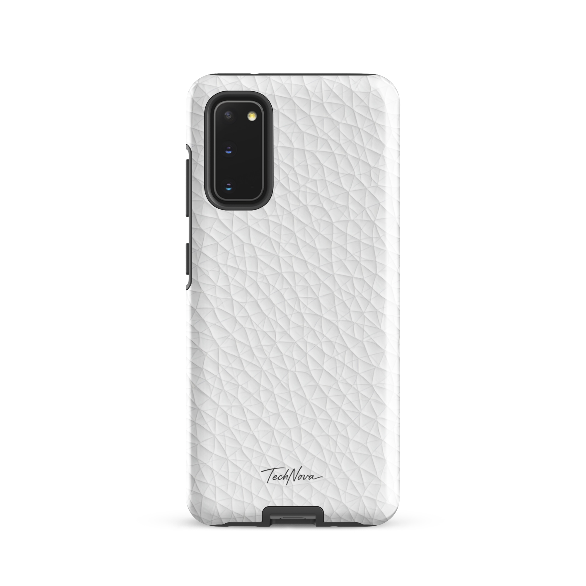 Coque Samsung TechNova Couture Signature - Protection premium haute couture double couche avec charge par induction