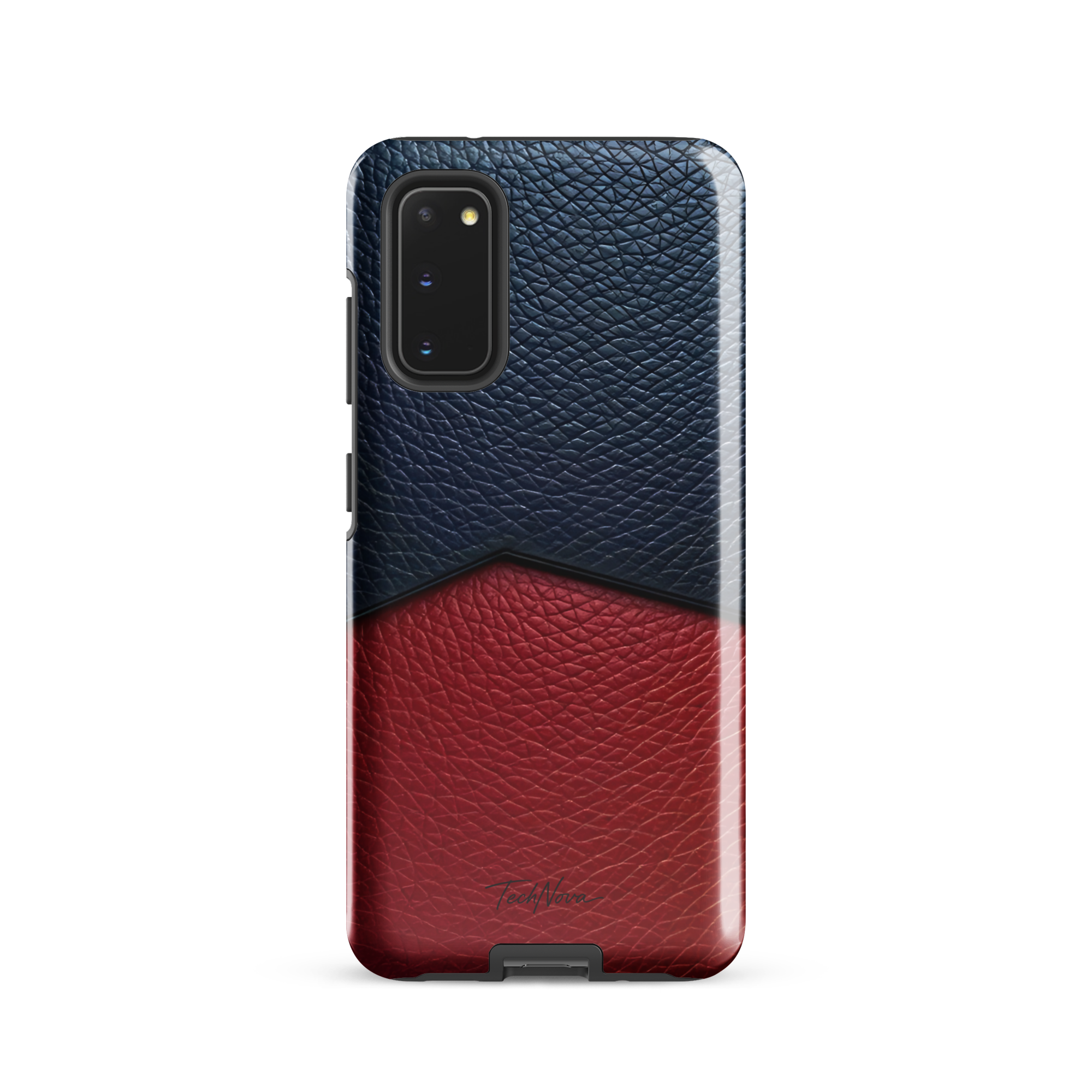 Coque Samsung TechNova Couture Signature - Protection premium haute couture double couche avec charge par induction