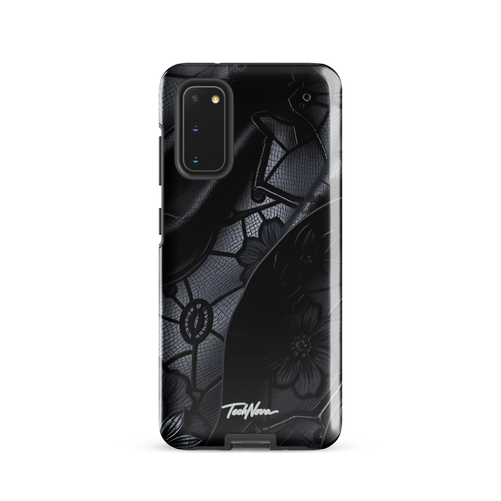 Coque Samsung TechNova Couture Signature - Protection premium haute couture double couche avec charge par induction