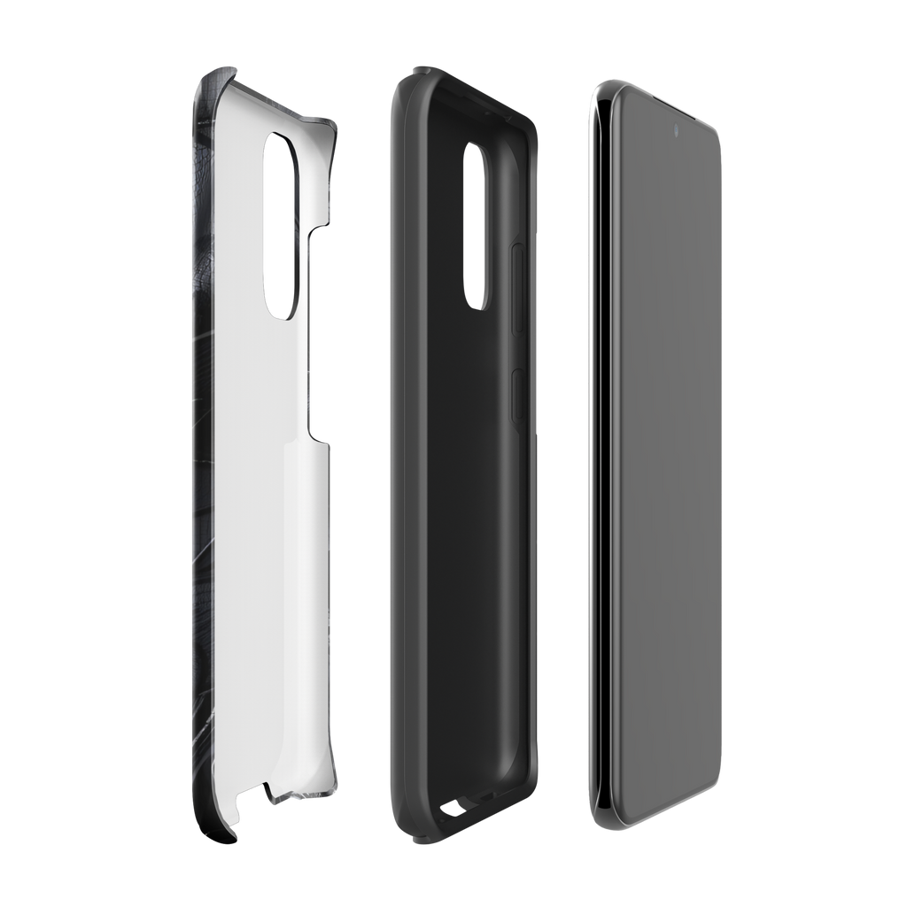 Coque Samsung TechNova Couture Signature - Protection premium haute couture double couche avec charge par induction