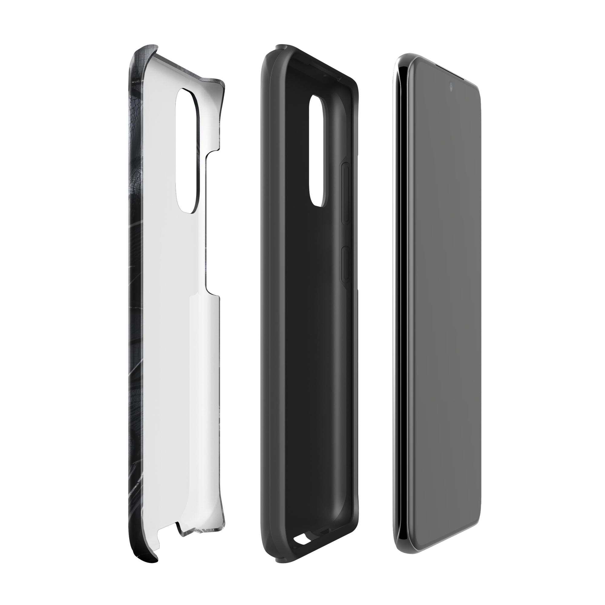 Coque Samsung TechNova Couture Signature - Protection premium haute couture double couche avec charge par induction