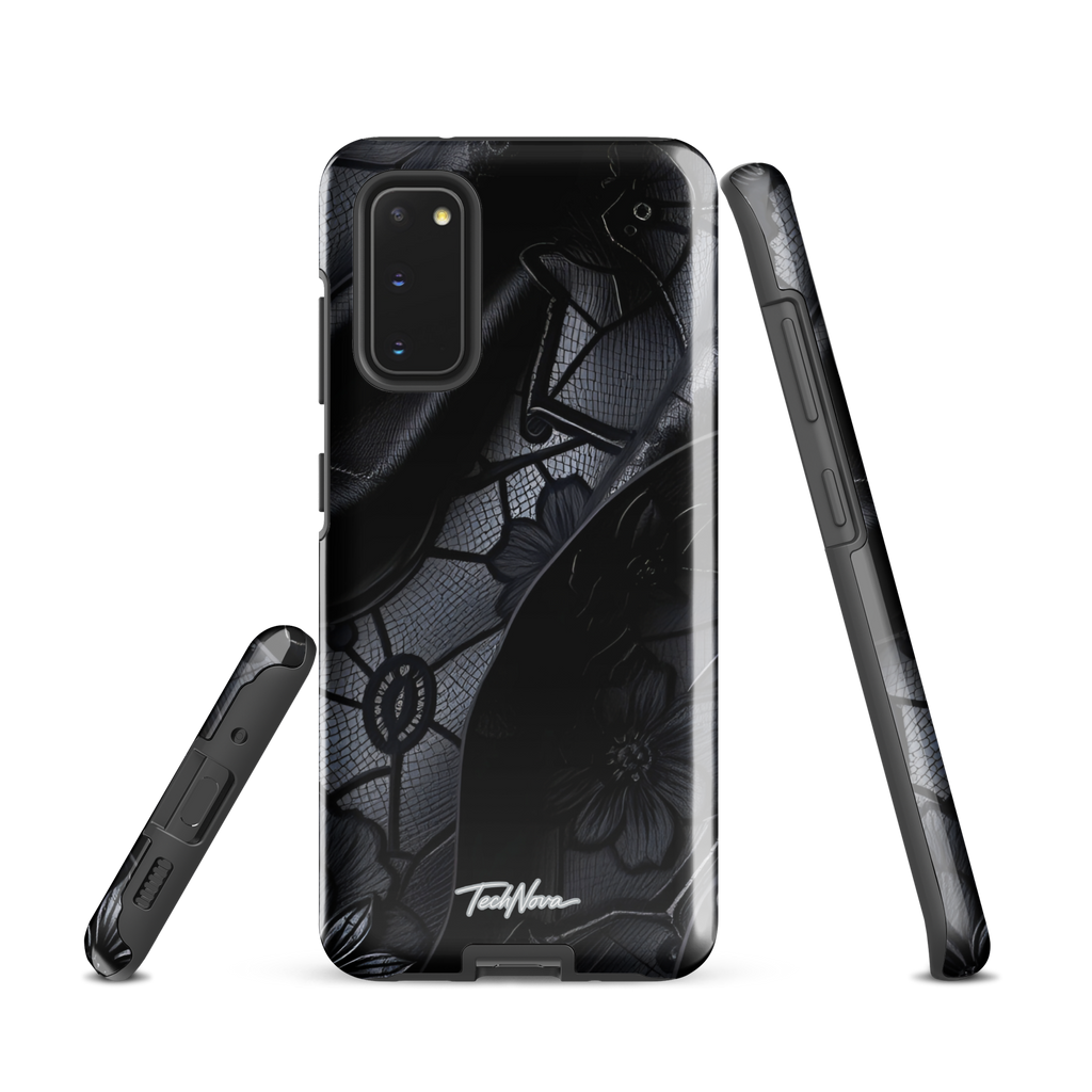 Coque Samsung TechNova Couture Signature - Protection premium haute couture double couche avec charge par induction