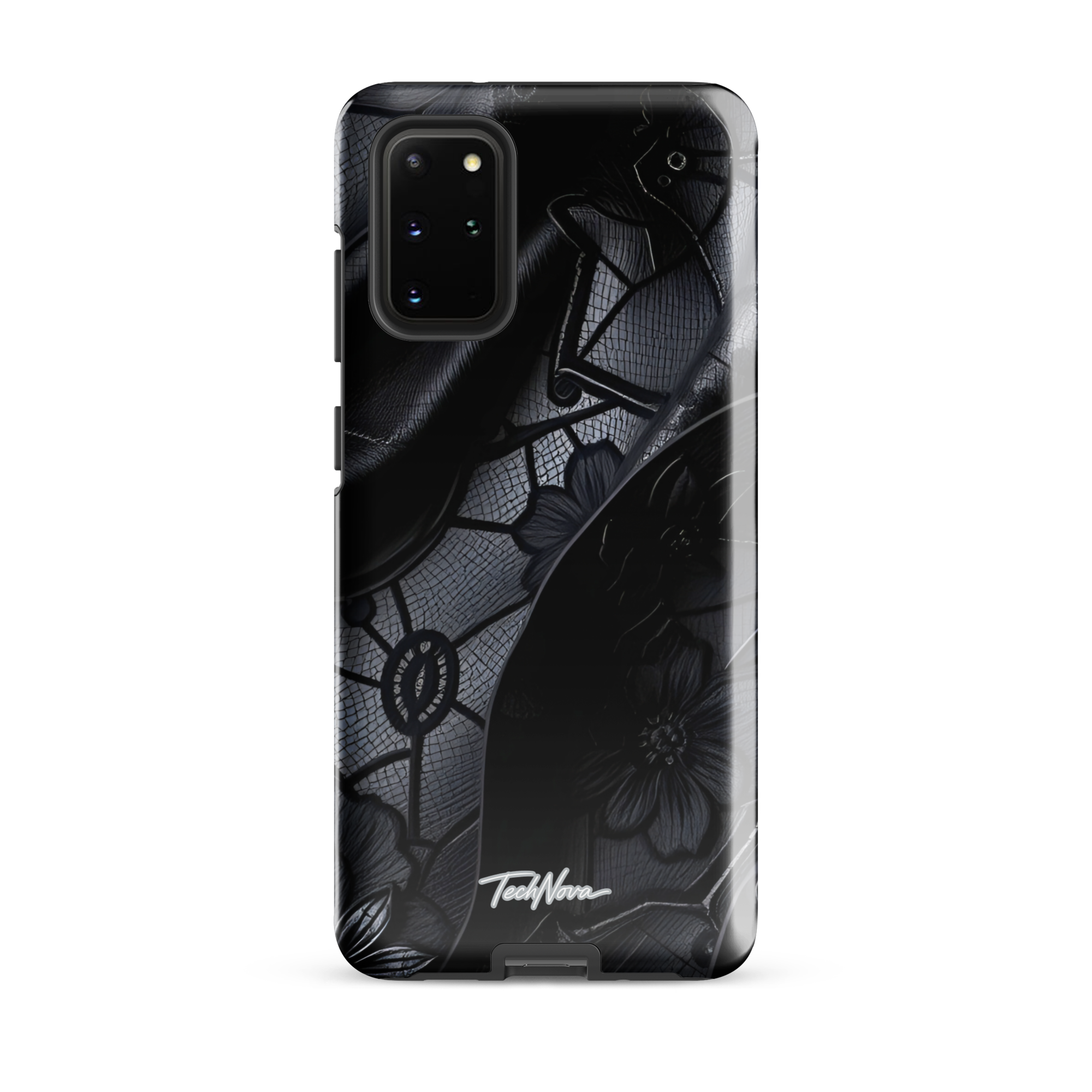 Coque Samsung TechNova Couture Signature - Protection premium haute couture double couche avec charge par induction