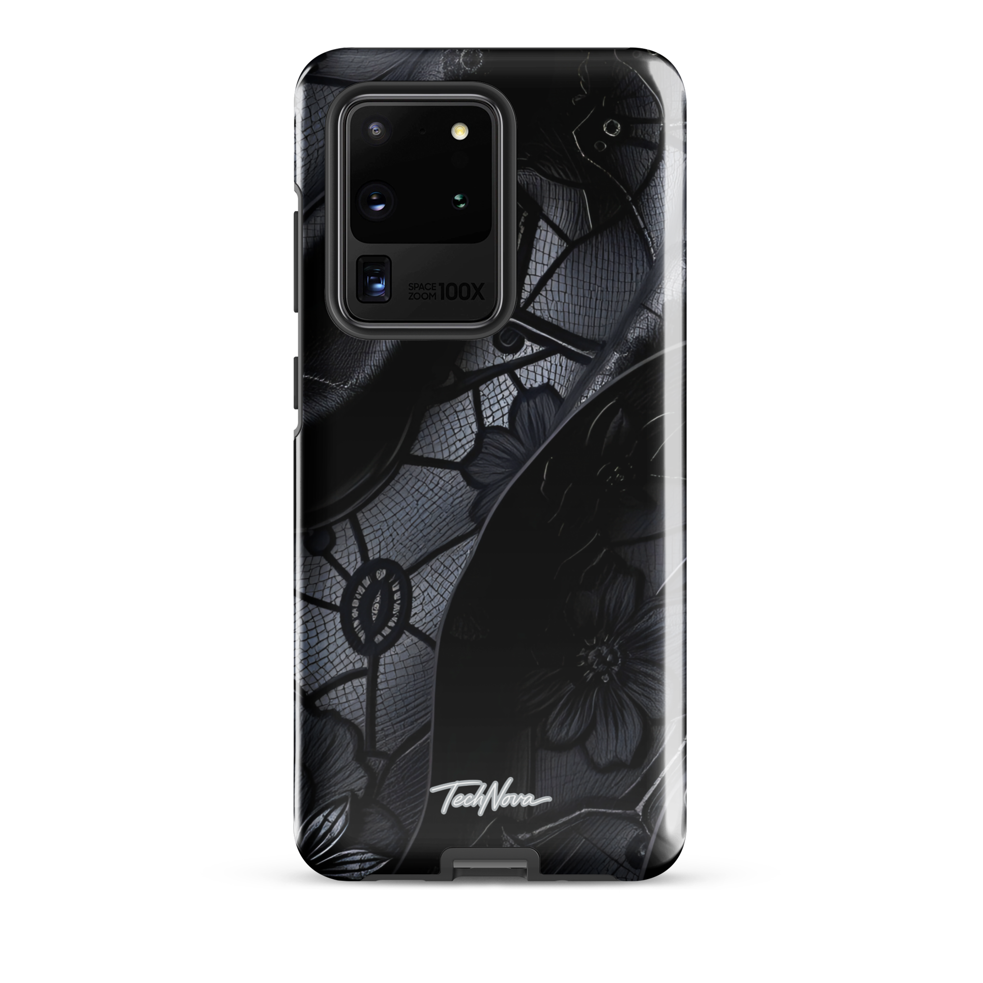 Coque Samsung TechNova Couture Signature - Protection premium haute couture double couche avec charge par induction
