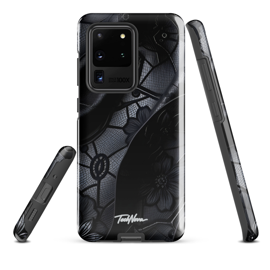 Coque Samsung TechNova Couture Signature - Protection premium haute couture double couche avec charge par induction