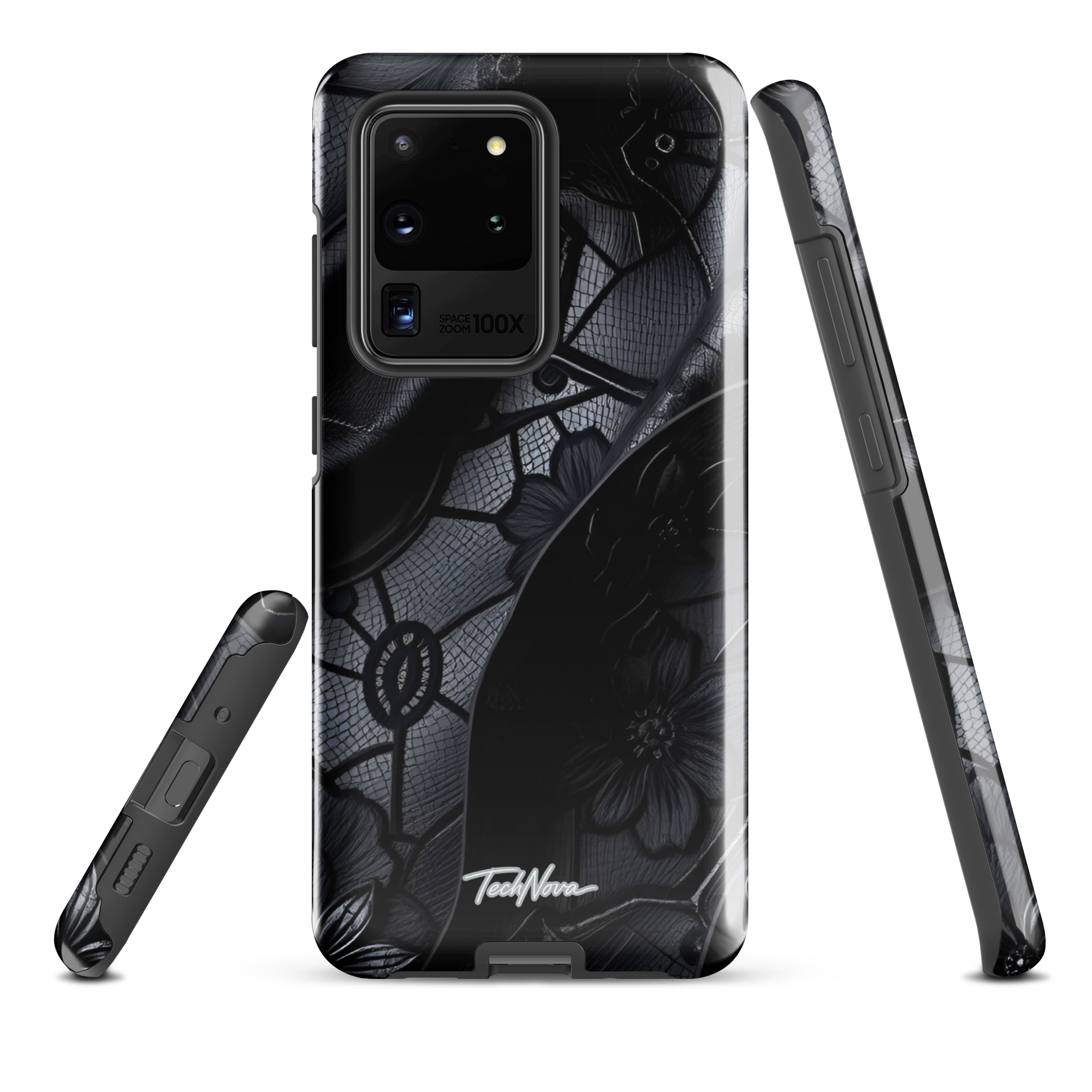Coque Samsung TechNova Couture Signature - Protection premium haute couture double couche avec charge par induction