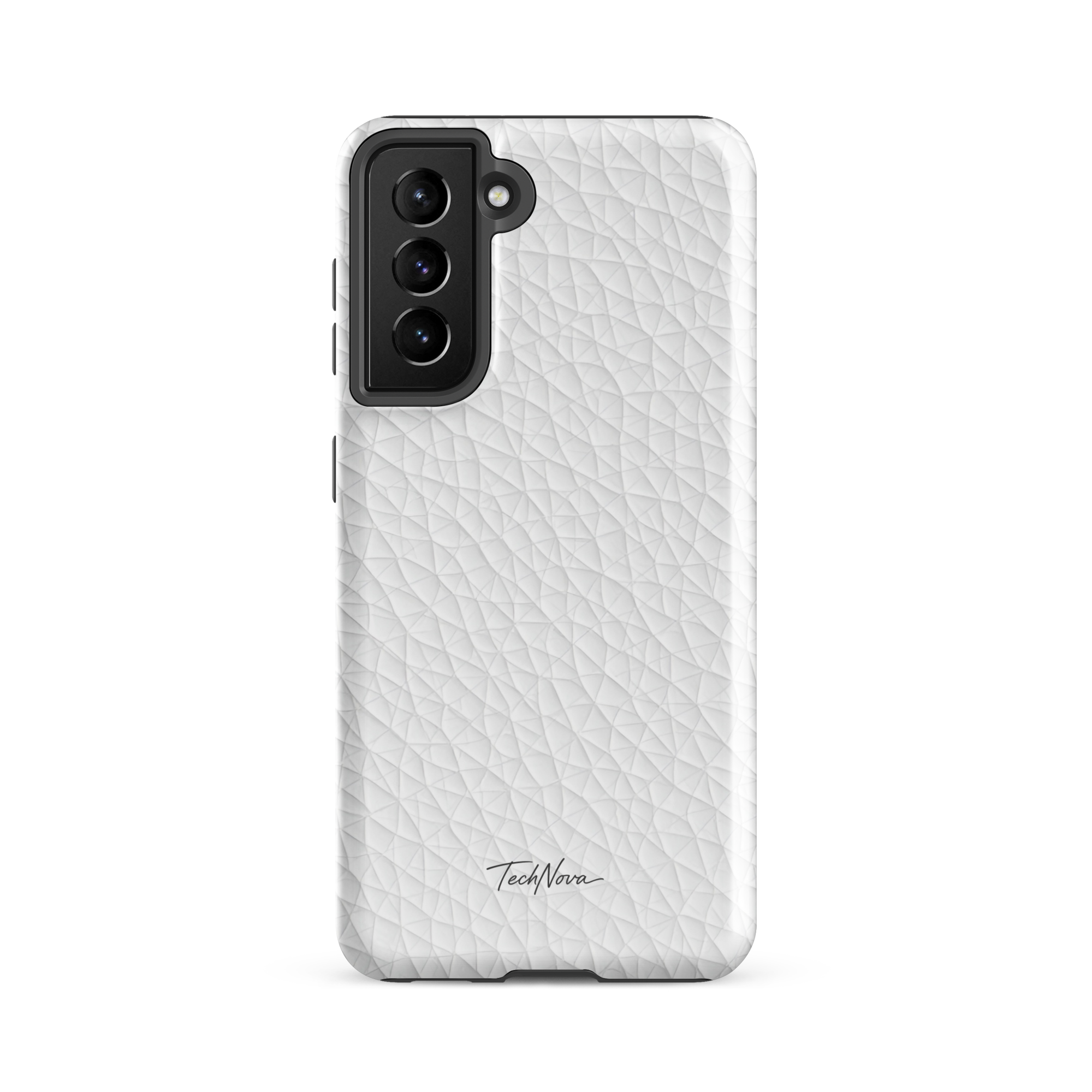 Coque Samsung TechNova Couture Signature - Protection premium haute couture double couche avec charge par induction
