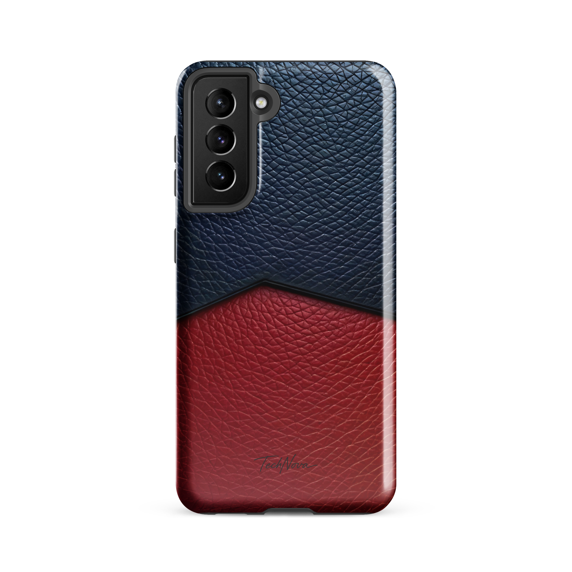 Coque Samsung TechNova Couture Signature - Protection premium haute couture double couche avec charge par induction