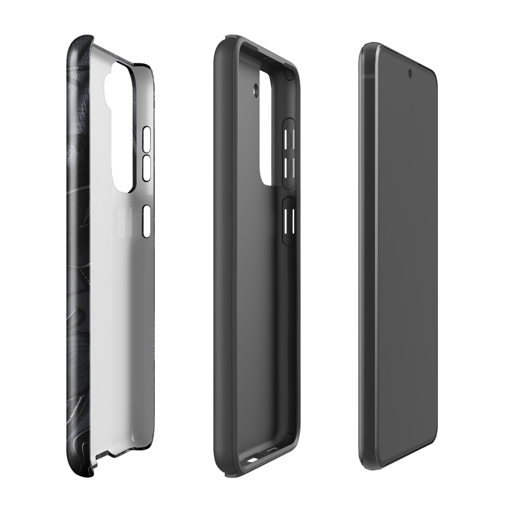 Coque Samsung TechNova Couture Signature - Protection premium haute couture double couche avec charge par induction