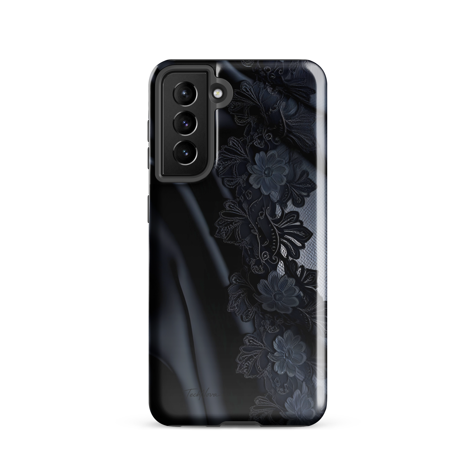 Coque Samsung TechNova Couture Signature - Protection premium haute couture double couche avec charge par induction