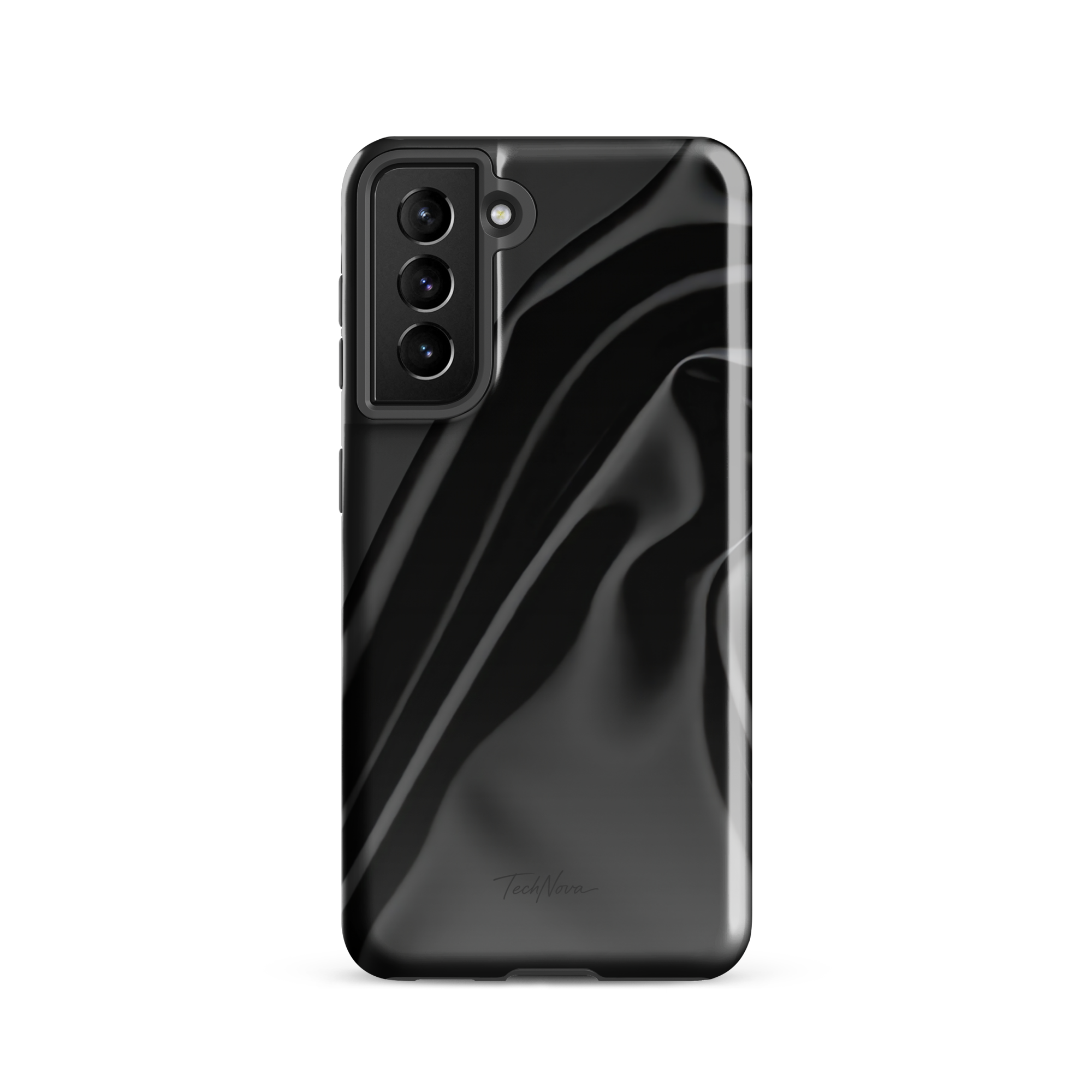 Coque Samsung TechNova Couture Signature - Protection premium haute couture double couche avec charge par induction