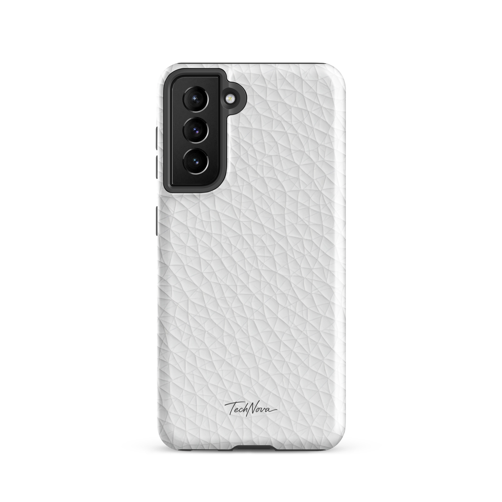 Coque Samsung TechNova Couture Signature - Protection premium haute couture double couche avec charge par induction