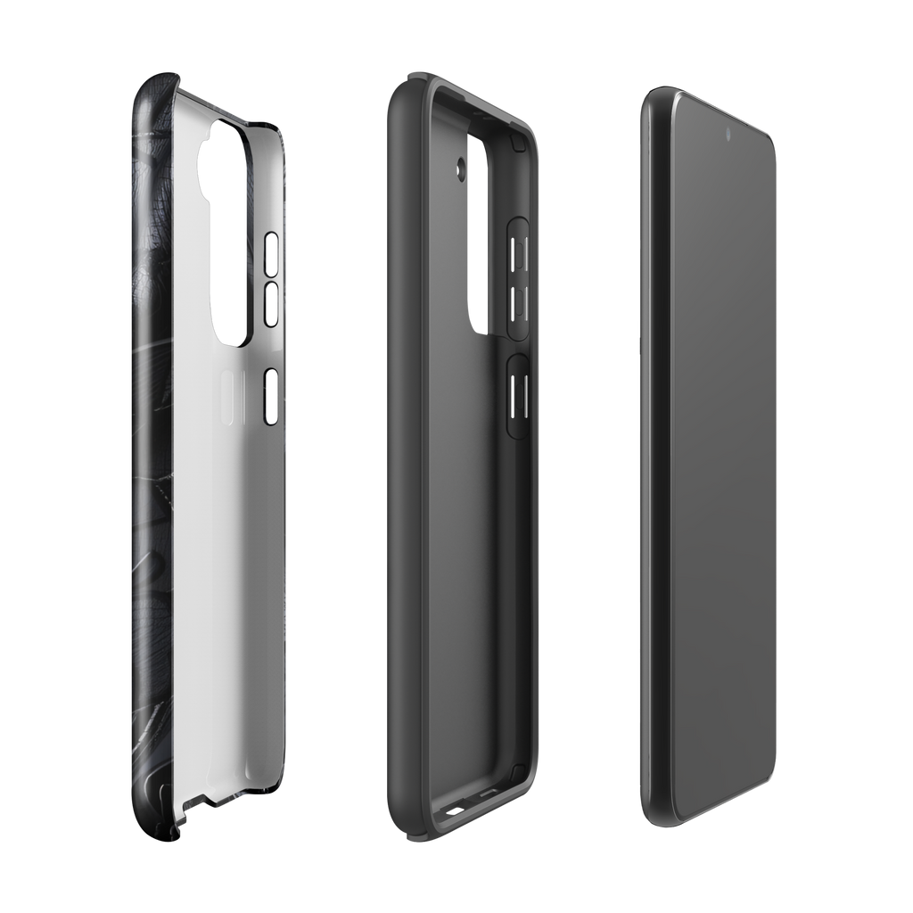 Coque Samsung TechNova Couture Signature - Protection premium haute couture double couche avec charge par induction