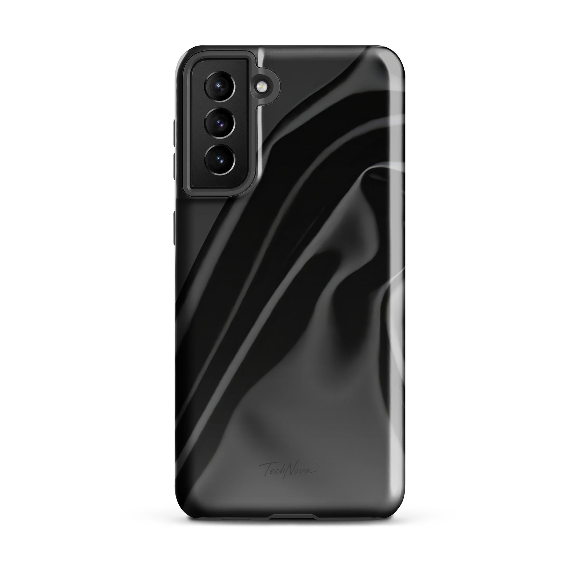 Coque Samsung TechNova Couture Signature - Protection premium haute couture double couche avec charge par induction