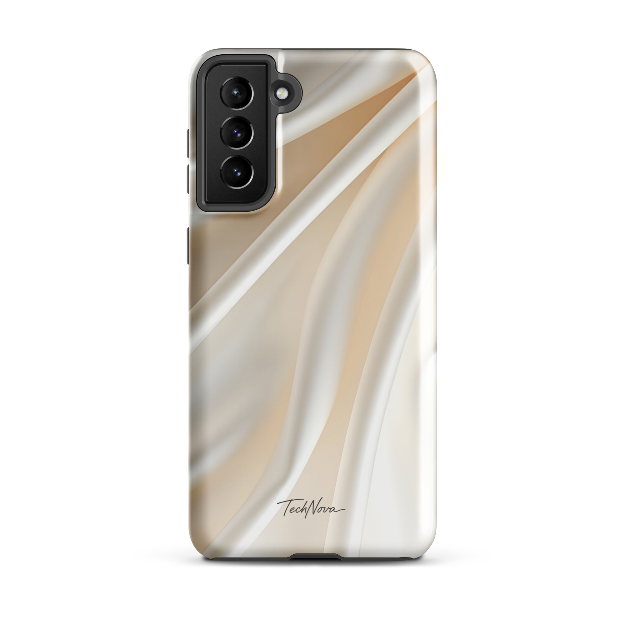 Coque Samsung TechNova Couture Signature - Protection premium haute couture double couche avec charge par induction