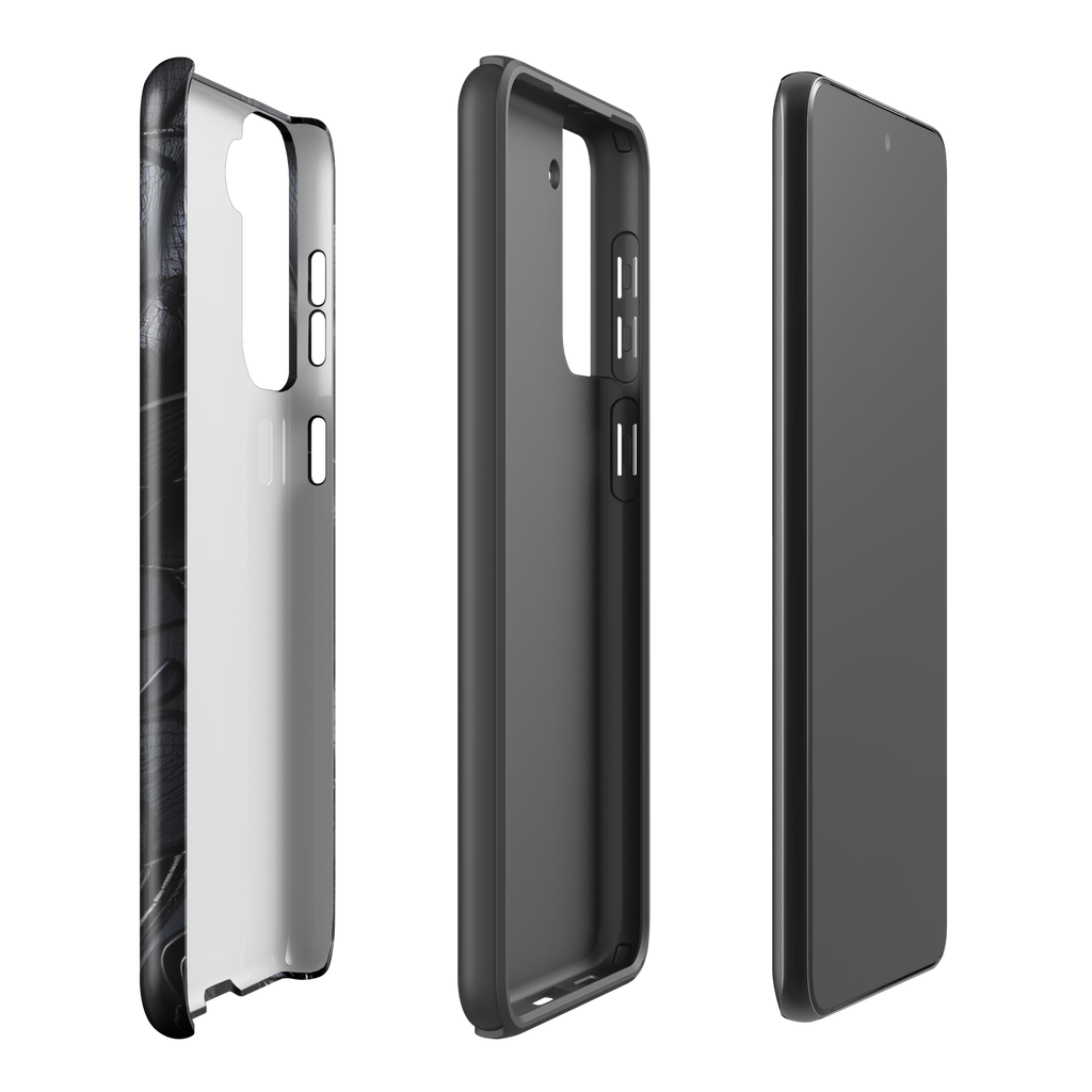 Coque Samsung TechNova Couture Signature - Protection premium haute couture double couche avec charge par induction