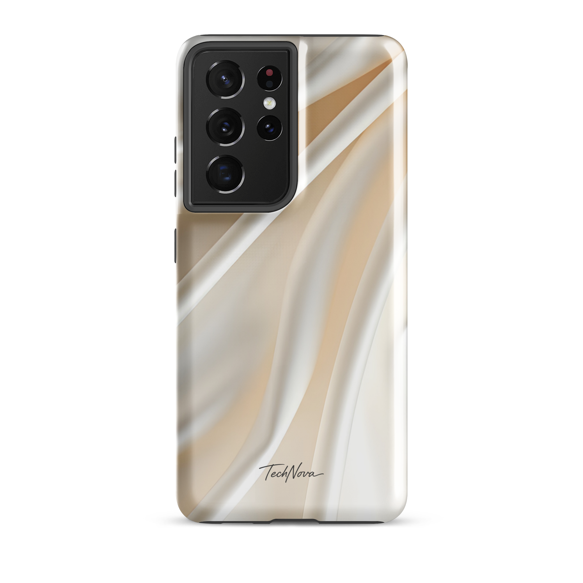 Coque Samsung TechNova Couture Signature - Protection premium haute couture double couche avec charge par induction