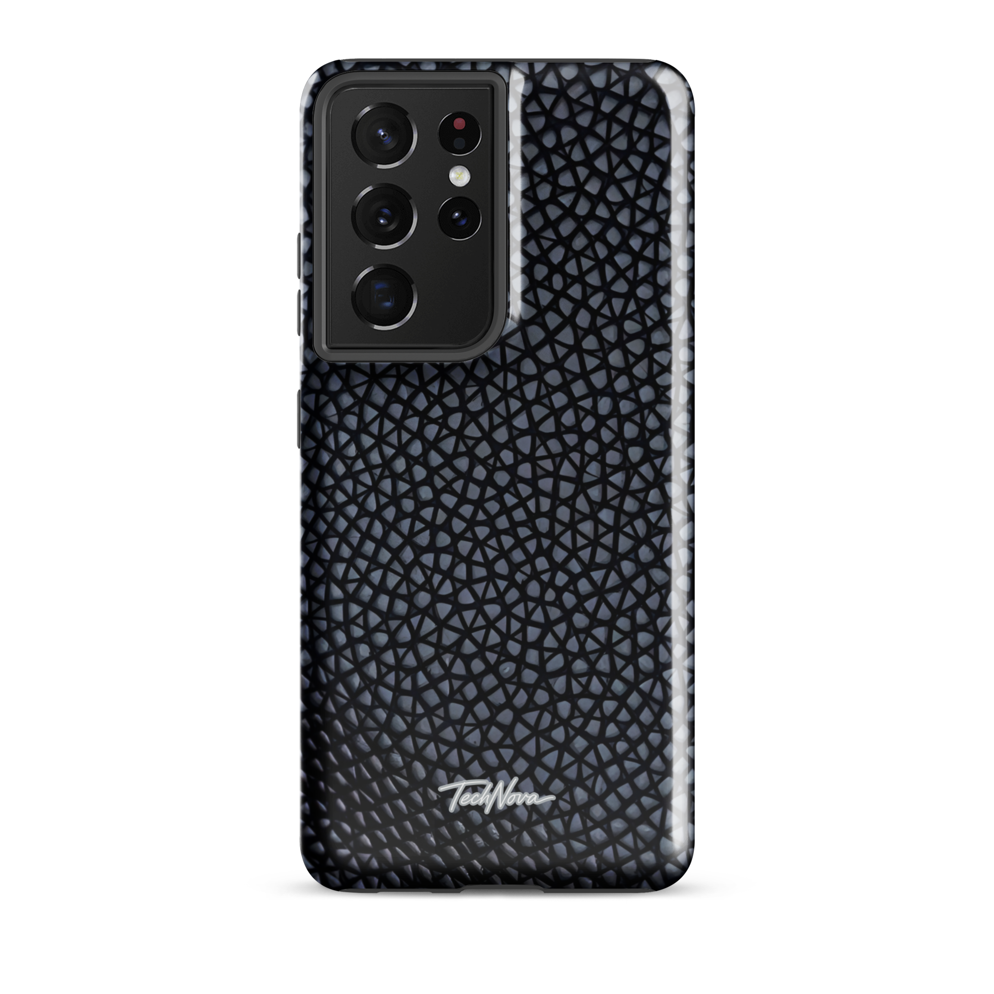 Coque Samsung TechNova Couture Signature - Protection premium haute couture double couche avec charge par induction