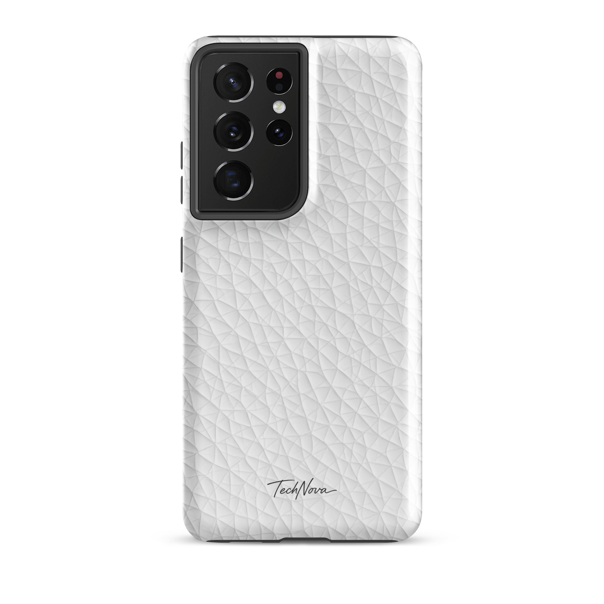 Coque Samsung TechNova Couture Signature - Protection premium haute couture double couche avec charge par induction
