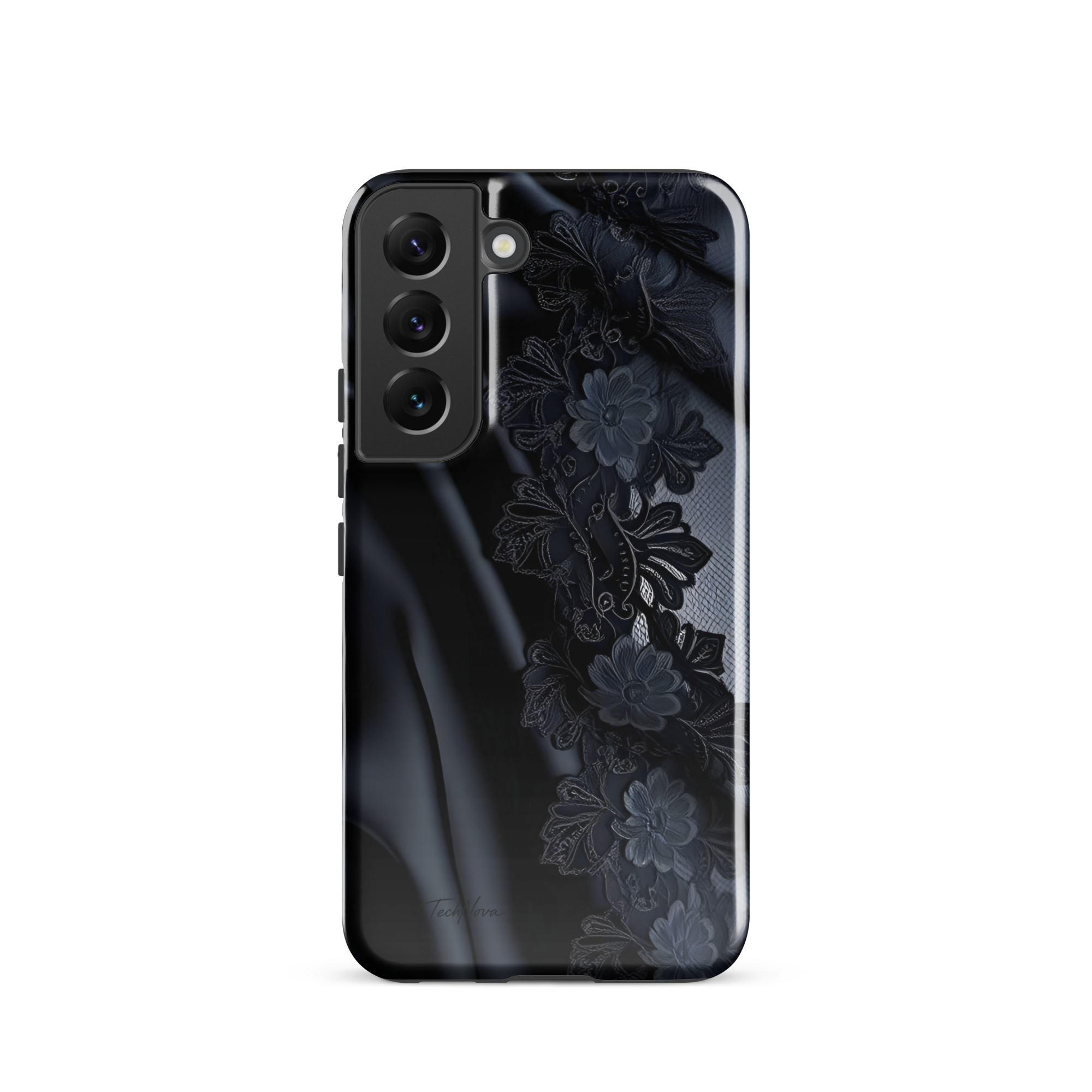 Coque Samsung TechNova Couture Signature - Protection premium haute couture double couche avec charge par induction