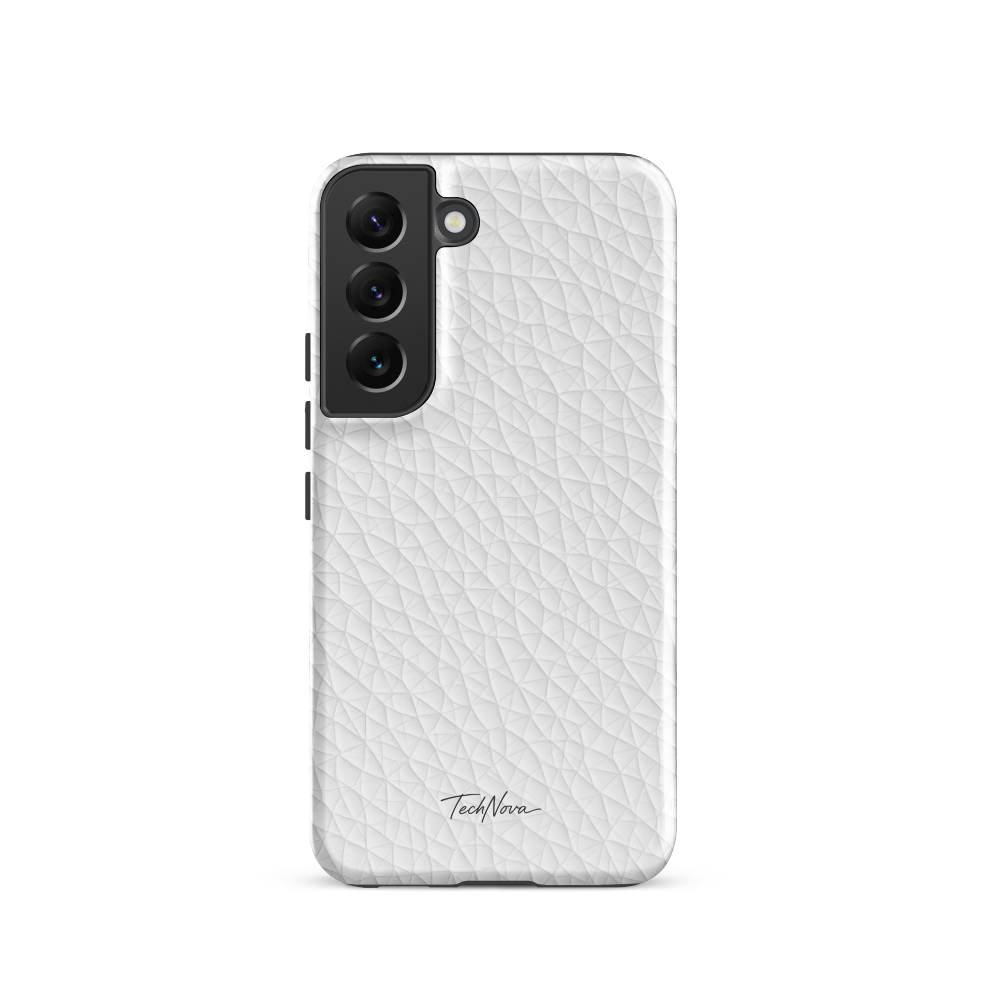 Coque Samsung TechNova Couture Signature - Protection premium haute couture double couche avec charge par induction