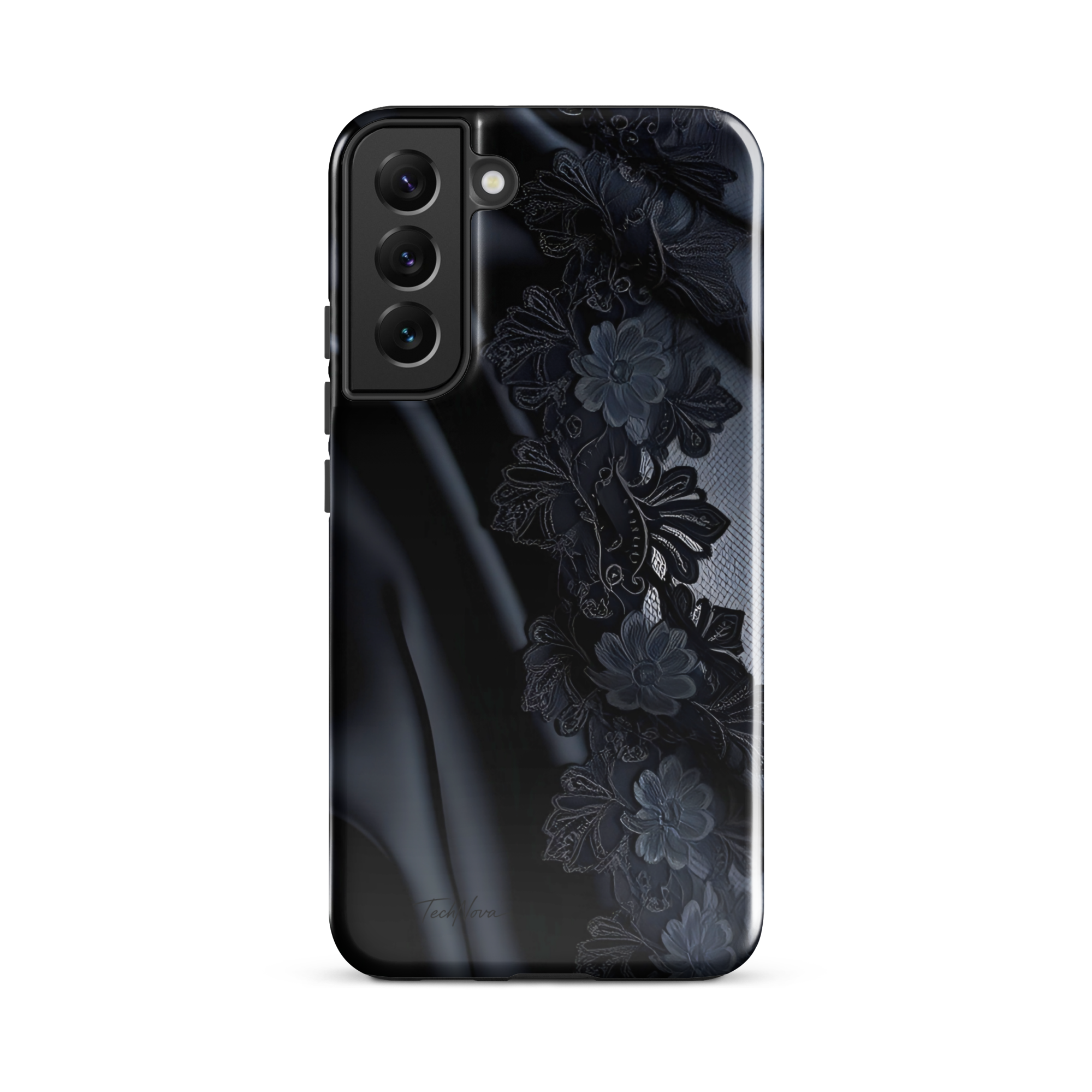 Coque Samsung TechNova Couture Signature - Protection premium haute couture double couche avec charge par induction