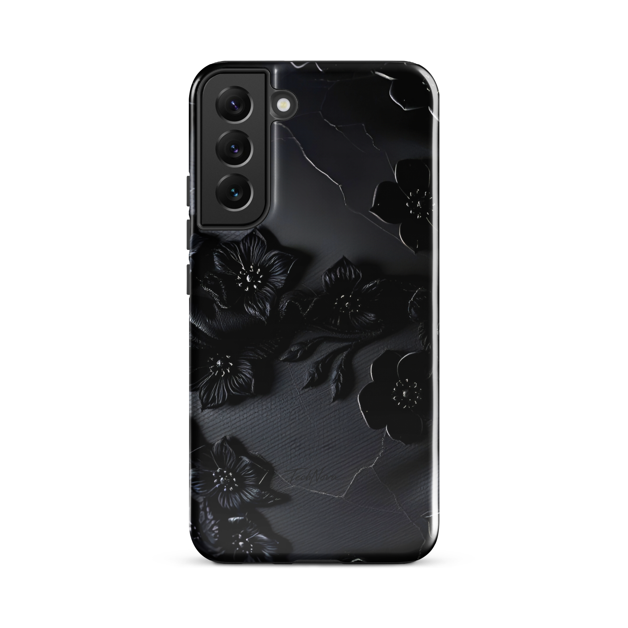 Coque Samsung TechNova Couture Signature - Protection premium haute couture double couche avec charge par induction