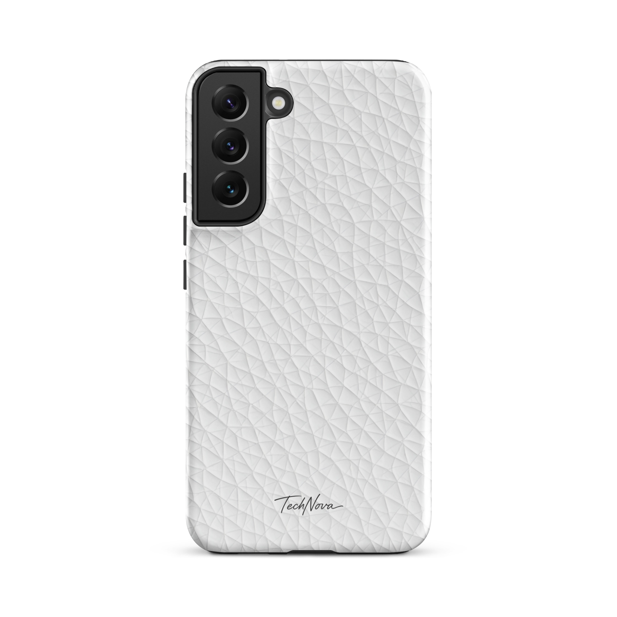 Coque Samsung TechNova Couture Signature - Protection premium haute couture double couche avec charge par induction