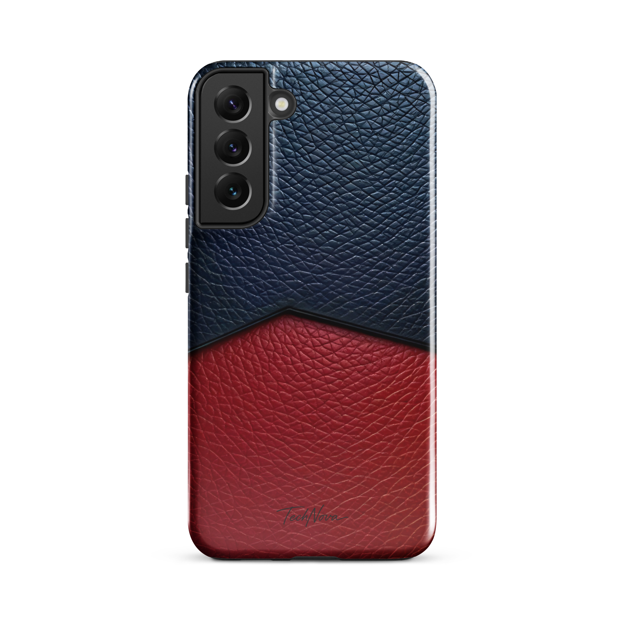 Coque Samsung TechNova Couture Signature - Protection premium haute couture double couche avec charge par induction