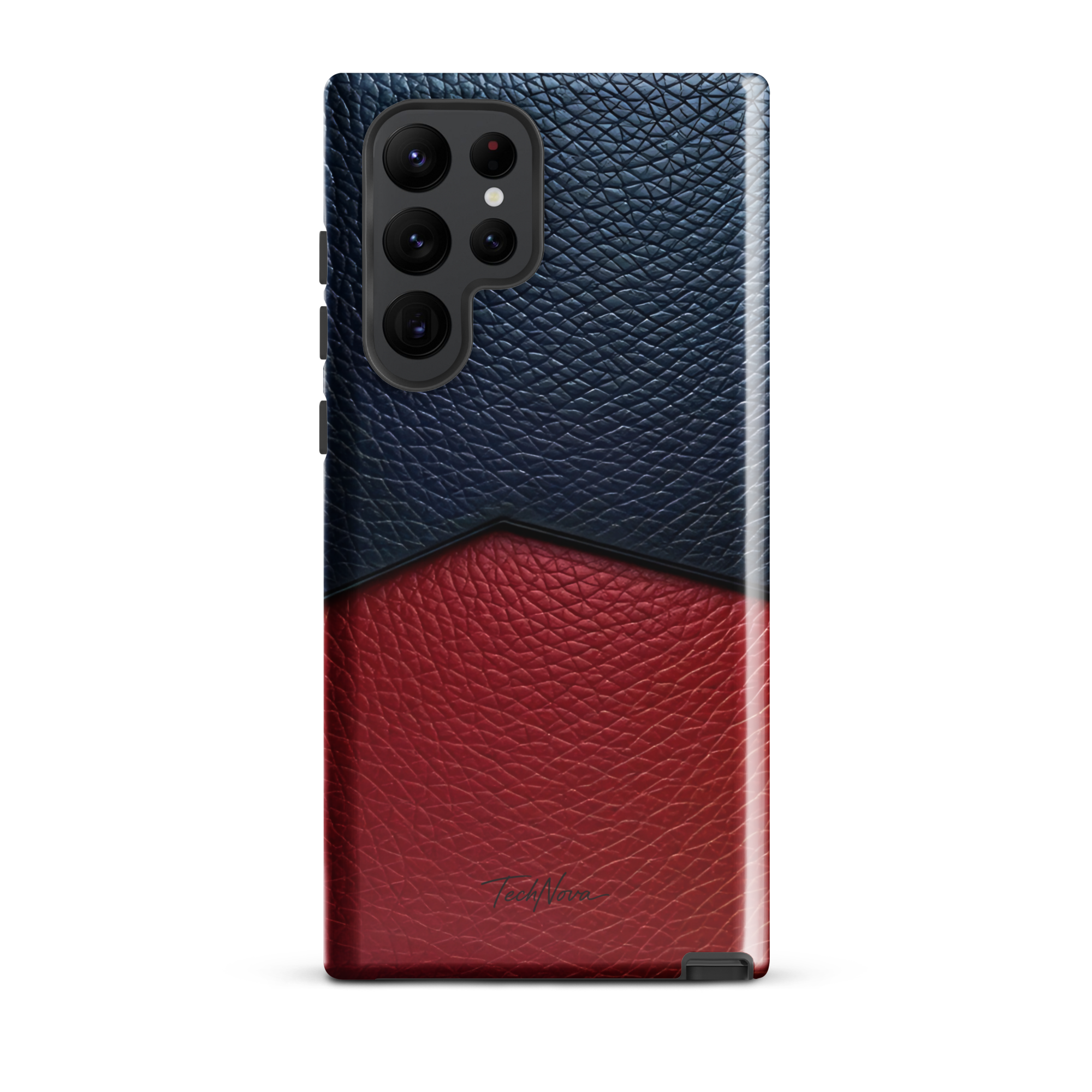 Coque Samsung TechNova Couture Signature - Protection premium haute couture double couche avec charge par induction