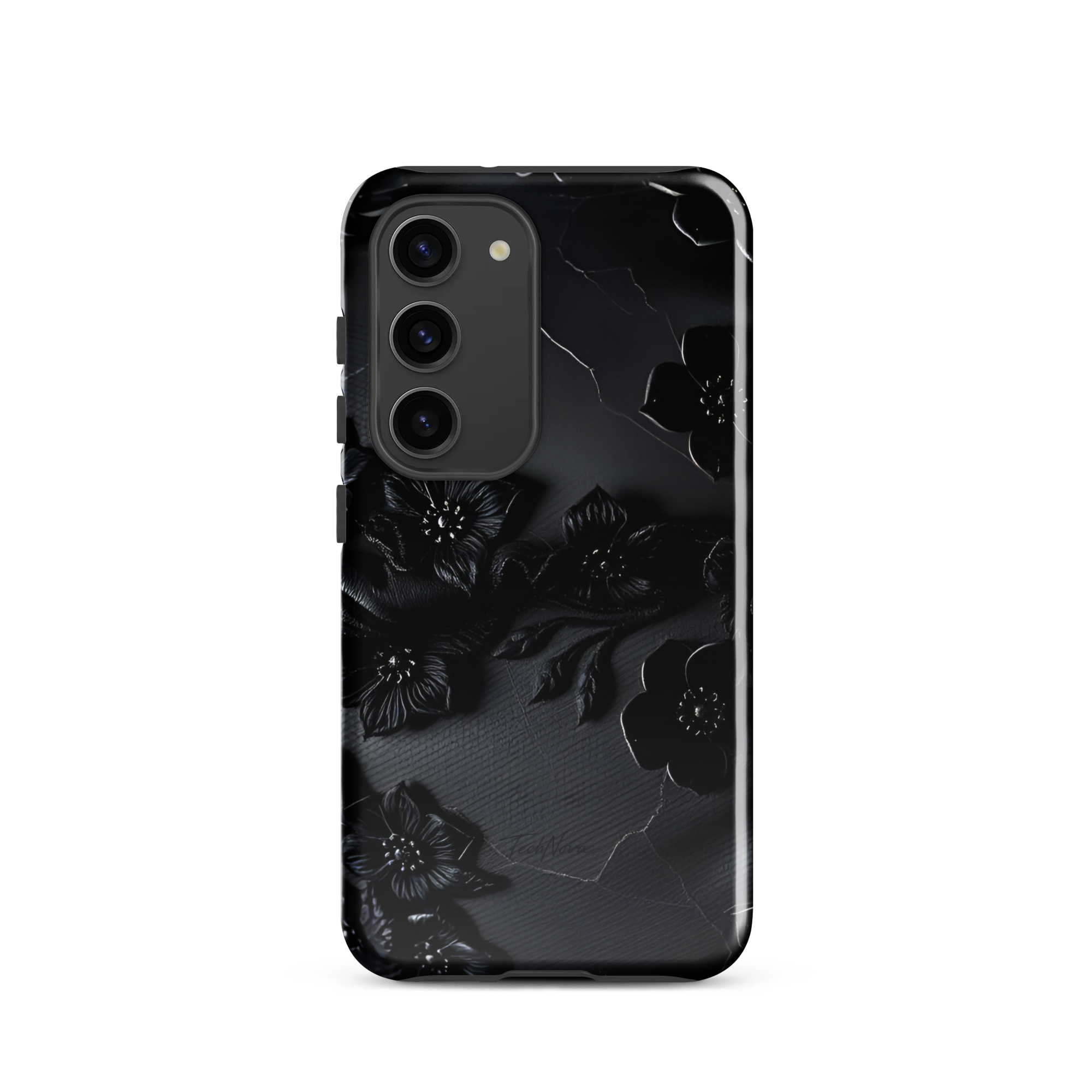 Coque Samsung TechNova Couture Signature - Protection premium haute couture double couche avec charge par induction