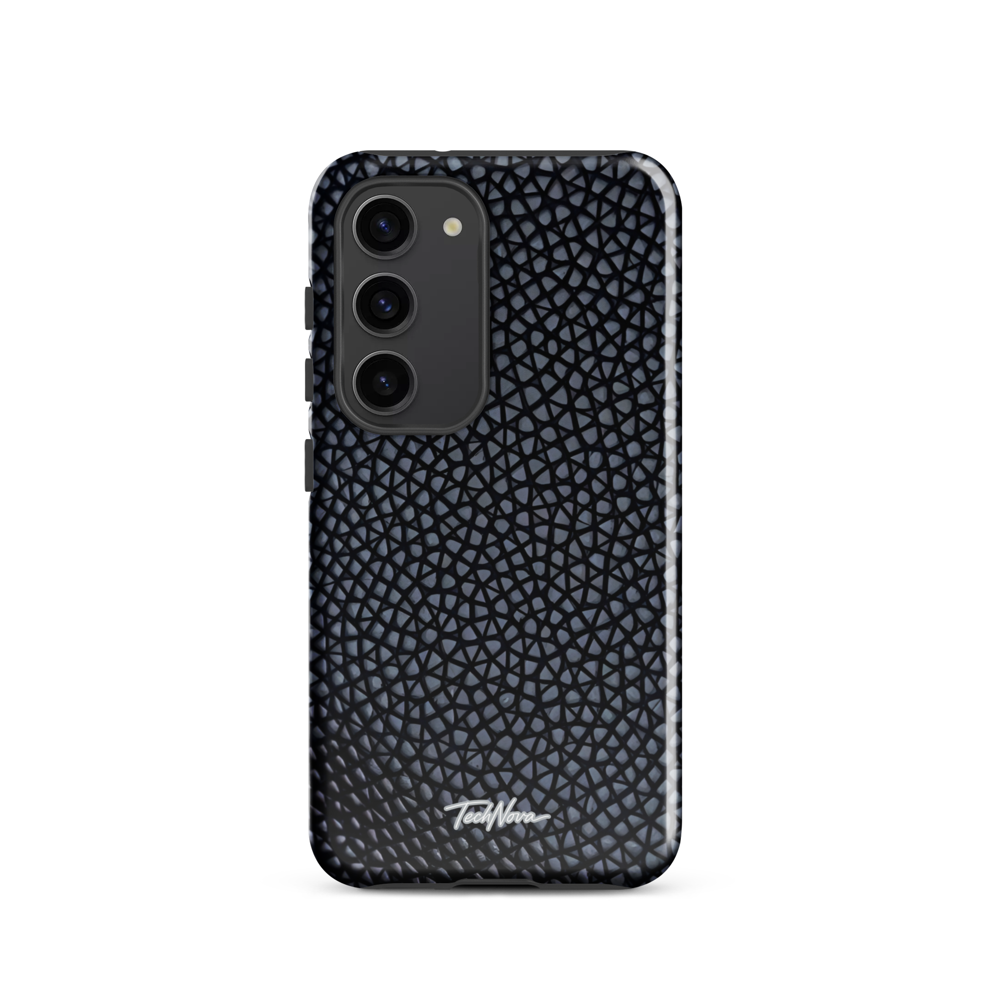 Coque Samsung TechNova Couture Signature - Protection premium haute couture double couche avec charge par induction