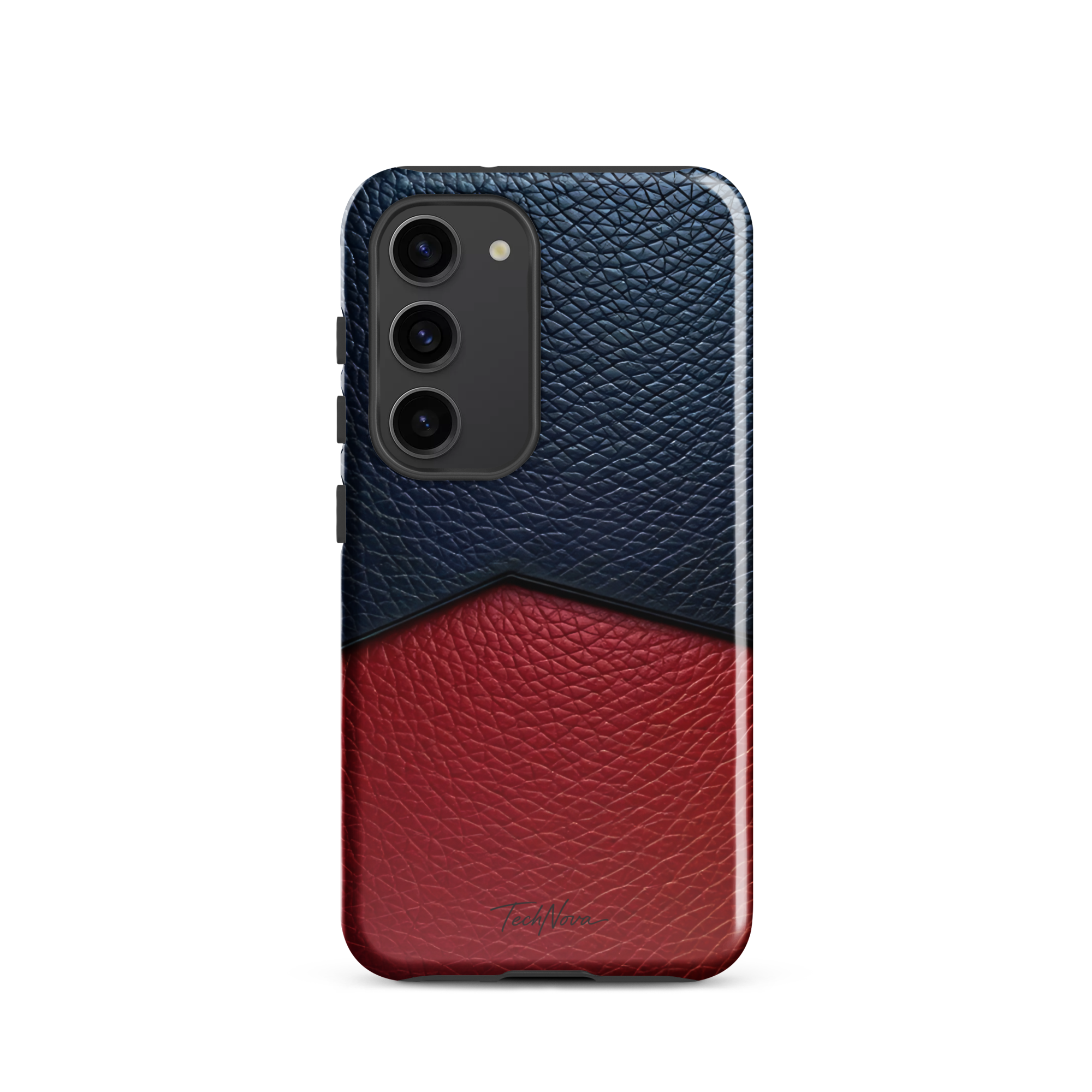 Coque Samsung TechNova Couture Signature - Protection premium haute couture double couche avec charge par induction