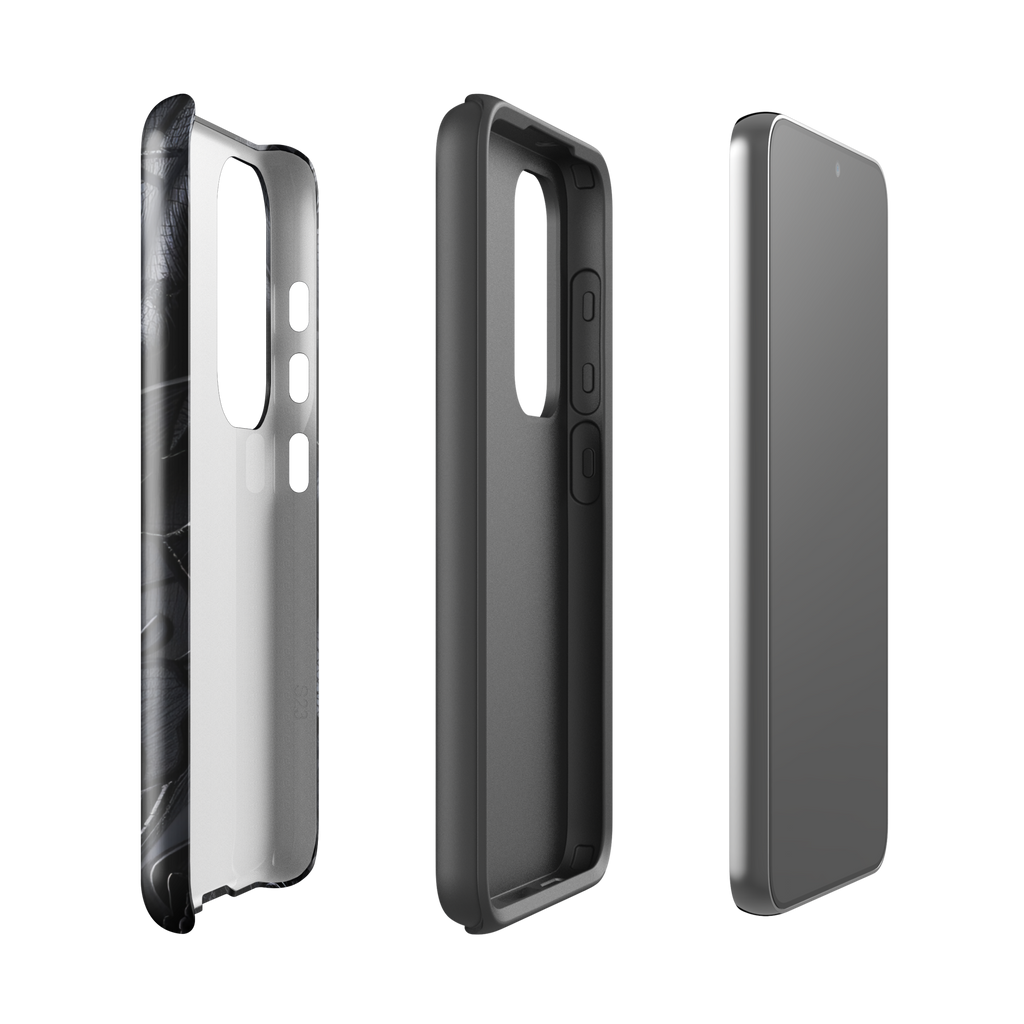 Coque Samsung TechNova Couture Signature - Protection premium haute couture double couche avec charge par induction