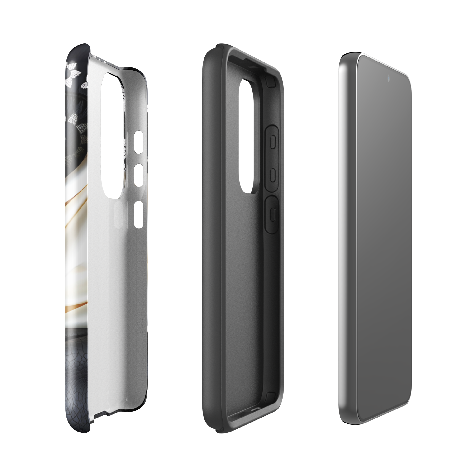 Coque Samsung TechNova Couture Signature - Protection premium haute couture double couche avec charge par induction