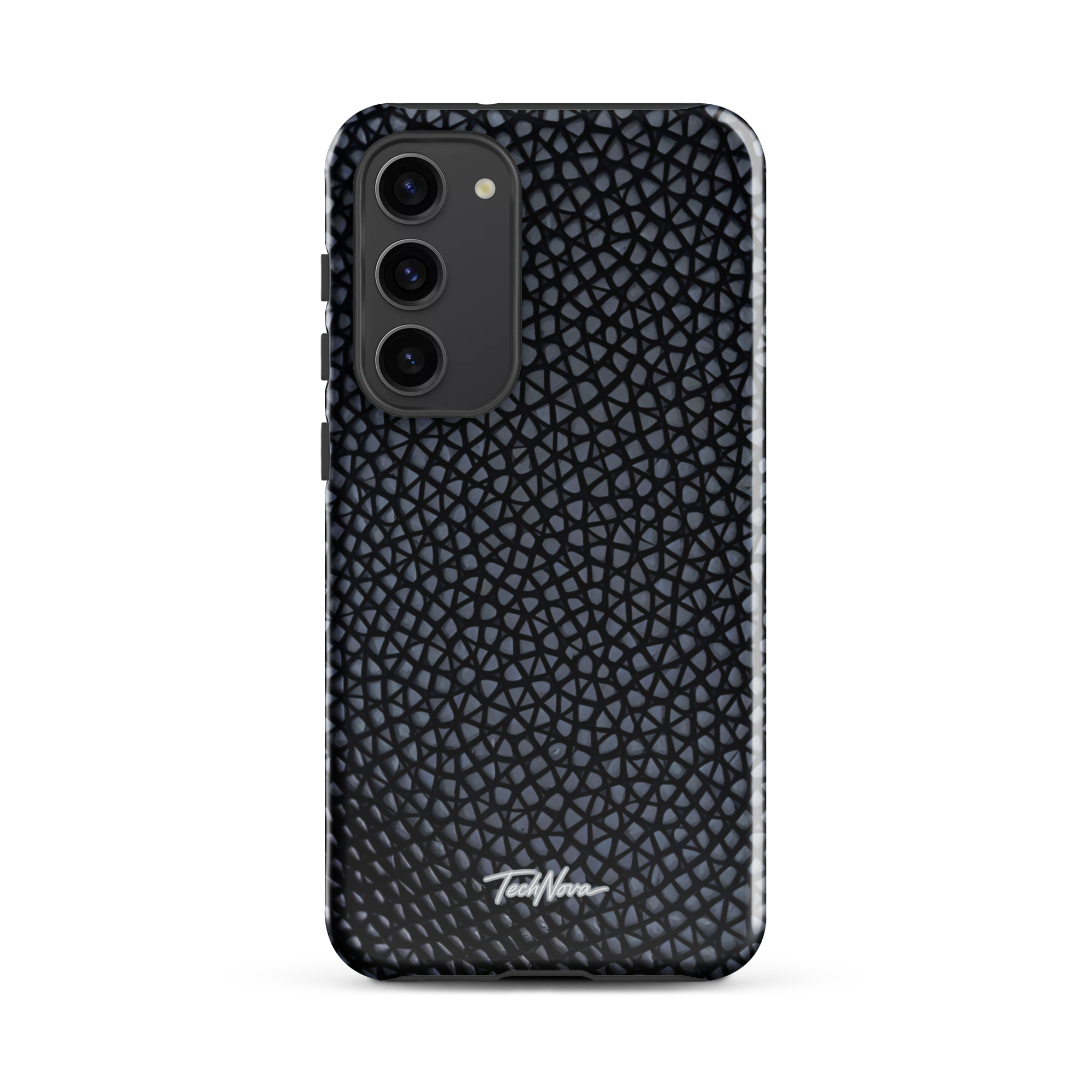 Coque Samsung TechNova Couture Signature - Protection premium haute couture double couche avec charge par induction