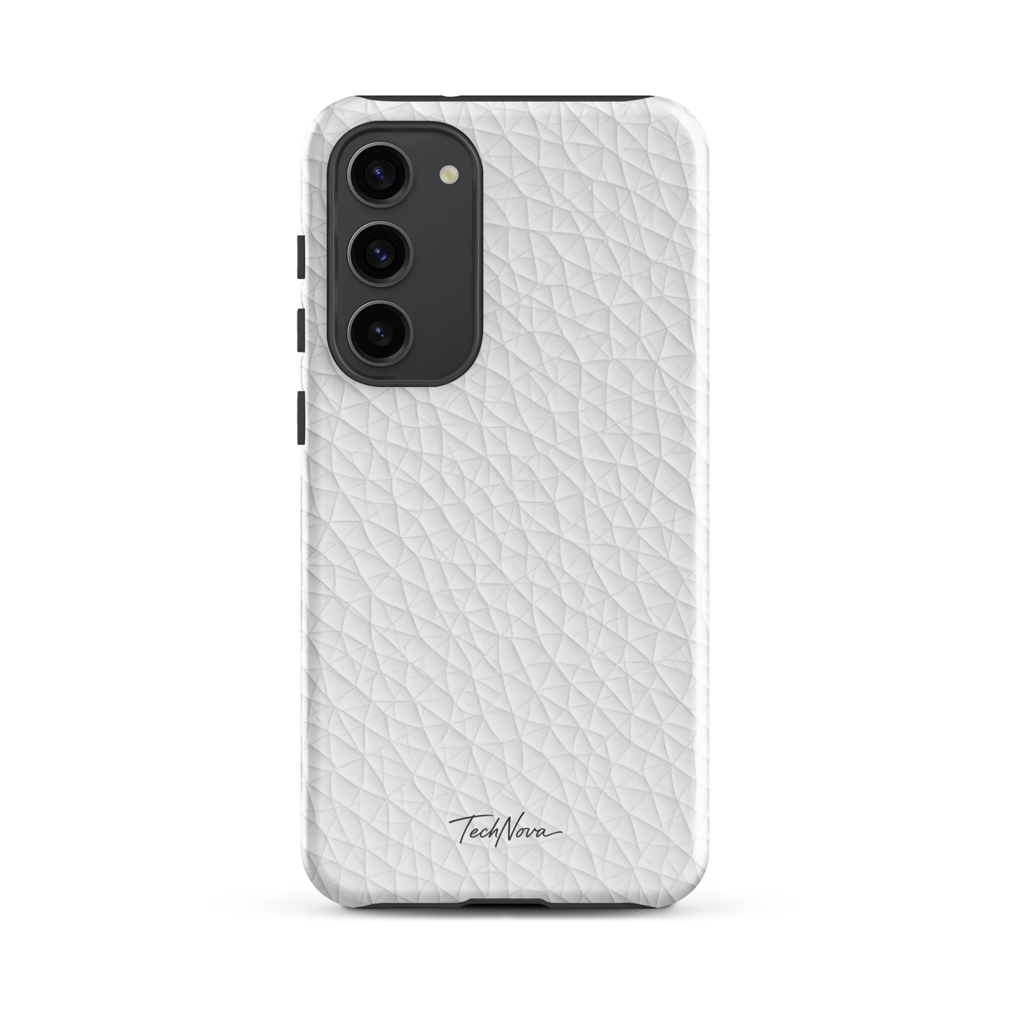 Coque Samsung TechNova Couture Signature - Protection premium haute couture double couche avec charge par induction