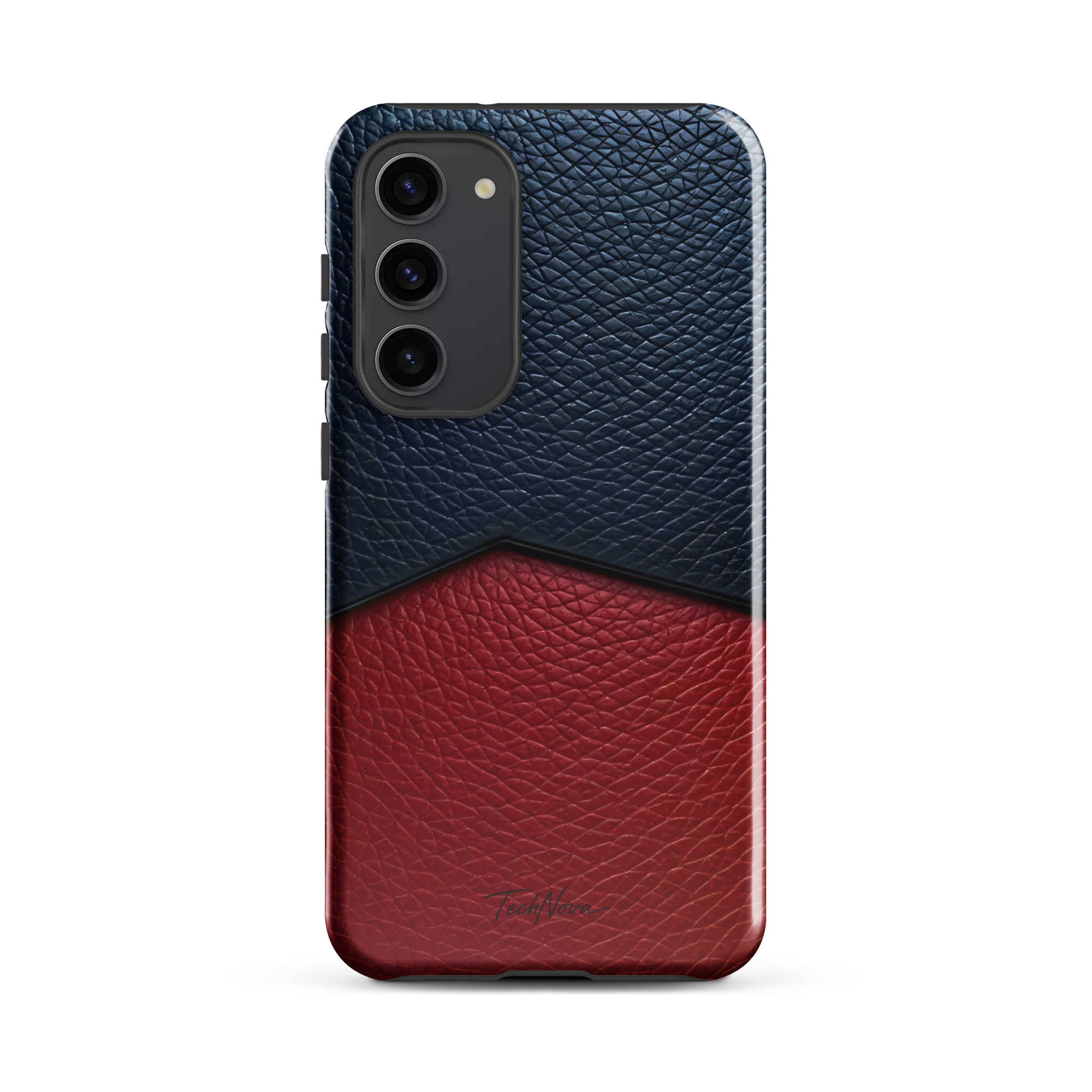 Coque Samsung TechNova Couture Signature - Protection premium haute couture double couche avec charge par induction