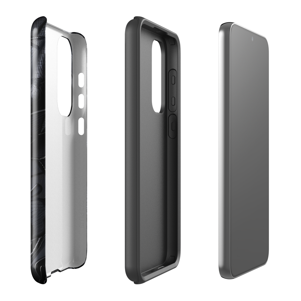 Coque Samsung TechNova Couture Signature - Protection premium haute couture double couche avec charge par induction