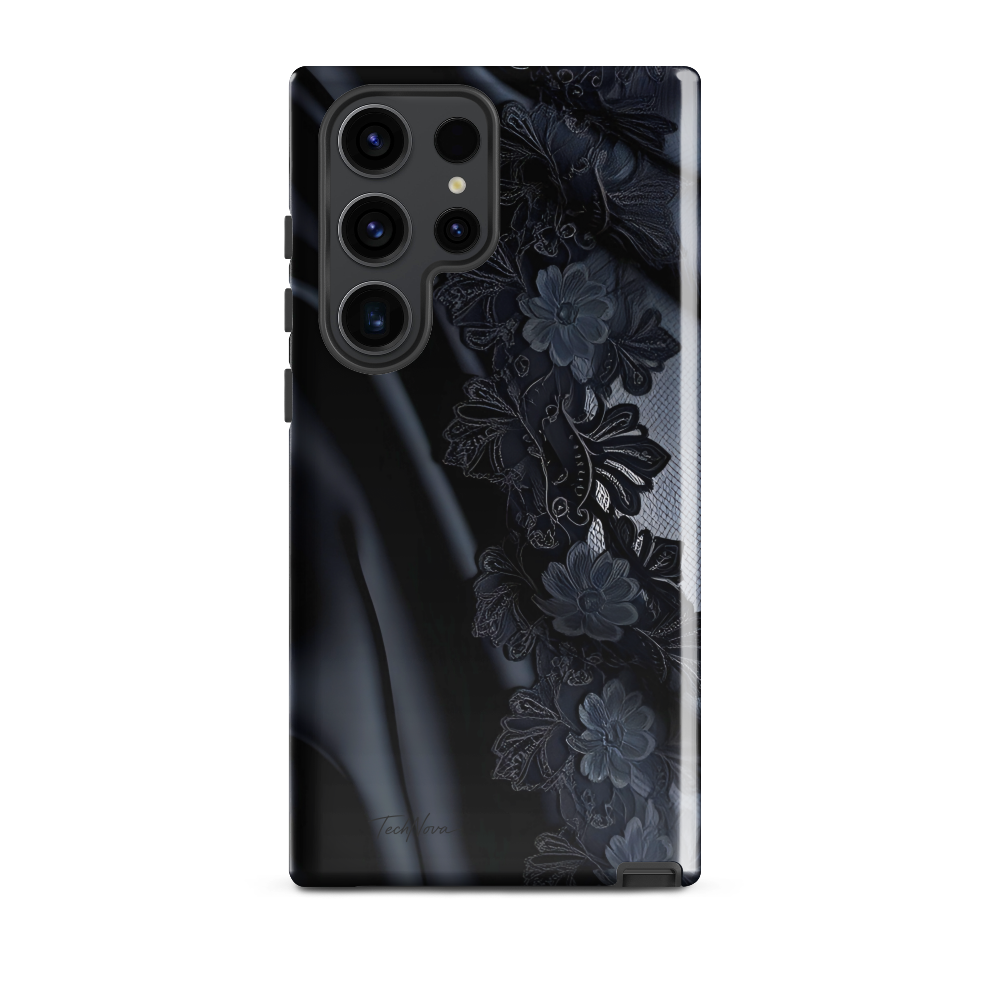Coque Samsung TechNova Couture Signature - Protection premium haute couture double couche avec charge par induction