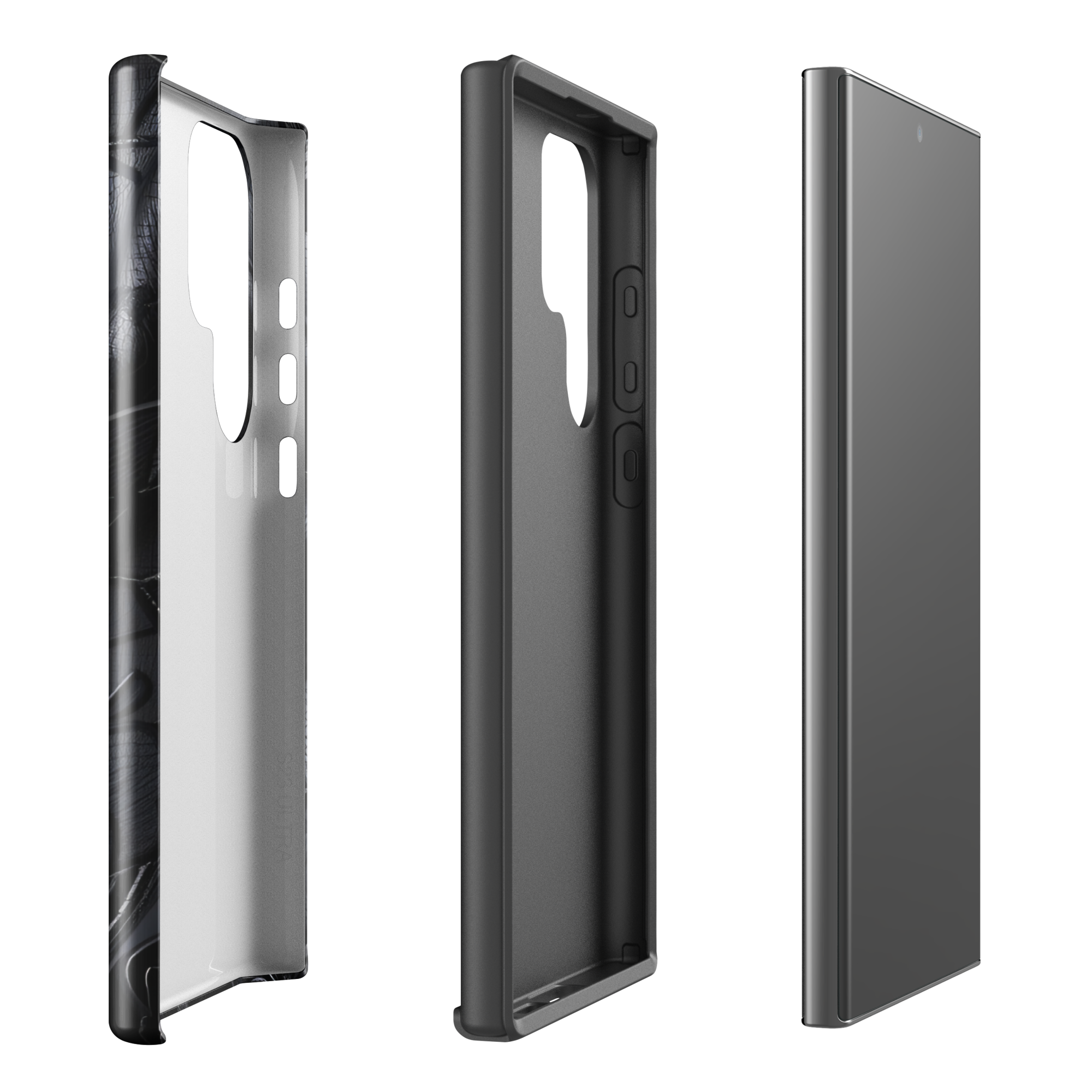 Coque Samsung TechNova Couture Signature - Protection premium haute couture double couche avec charge par induction