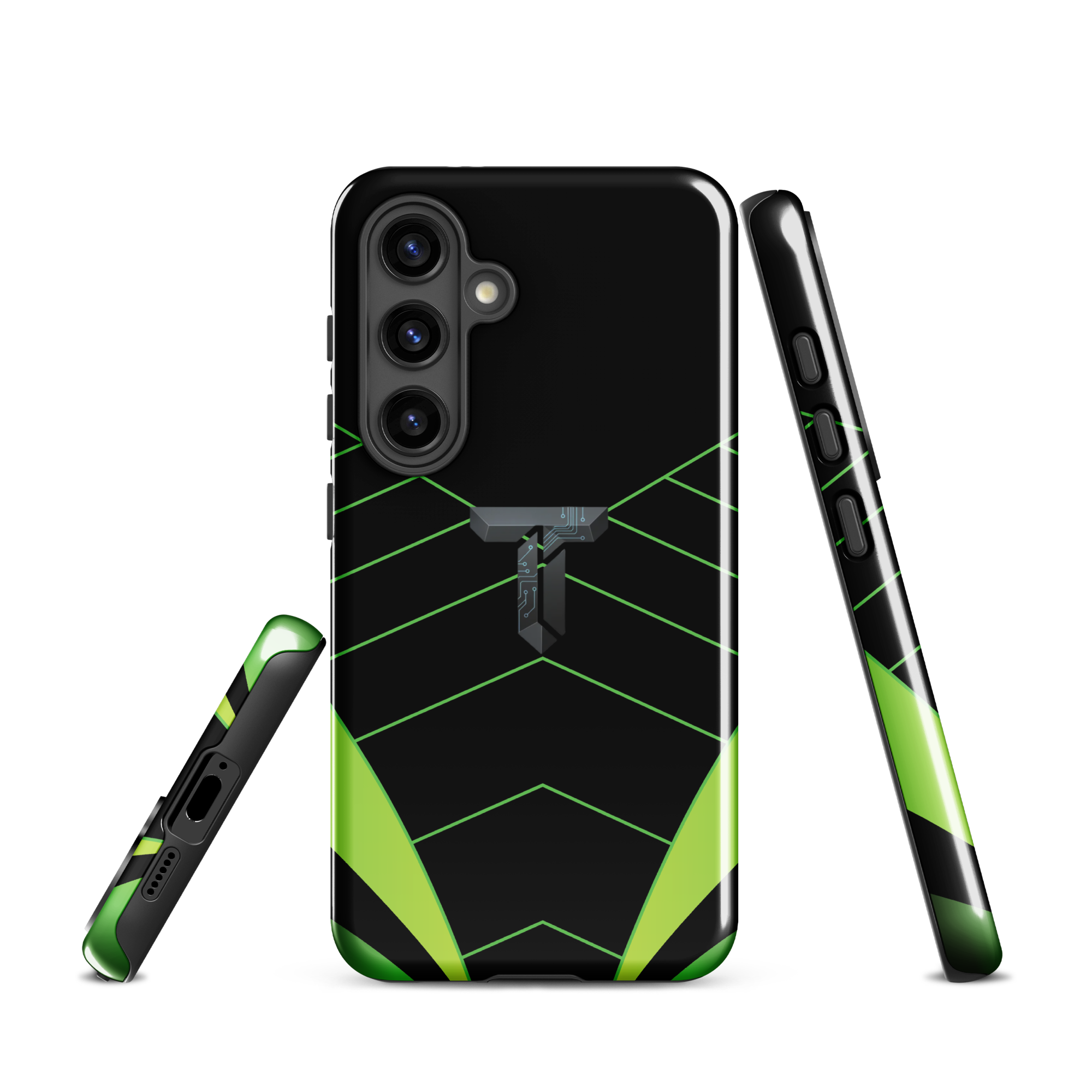 Coque antichoc Samsung Collection Midnight vert premium TechNova Originals