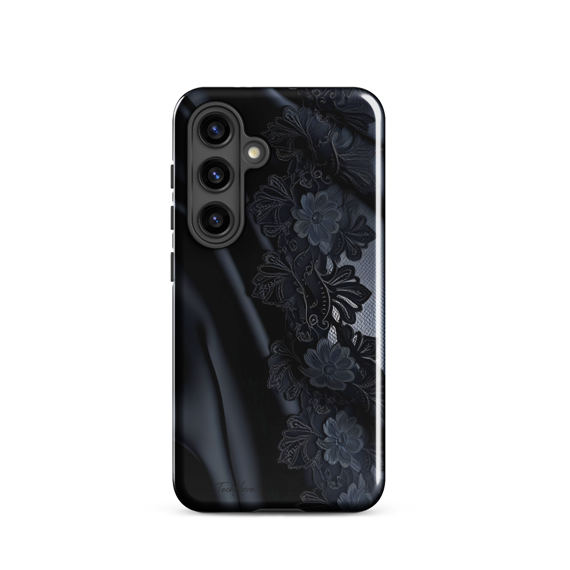 Coque Samsung TechNova Couture Signature - Protection premium haute couture double couche avec charge par induction